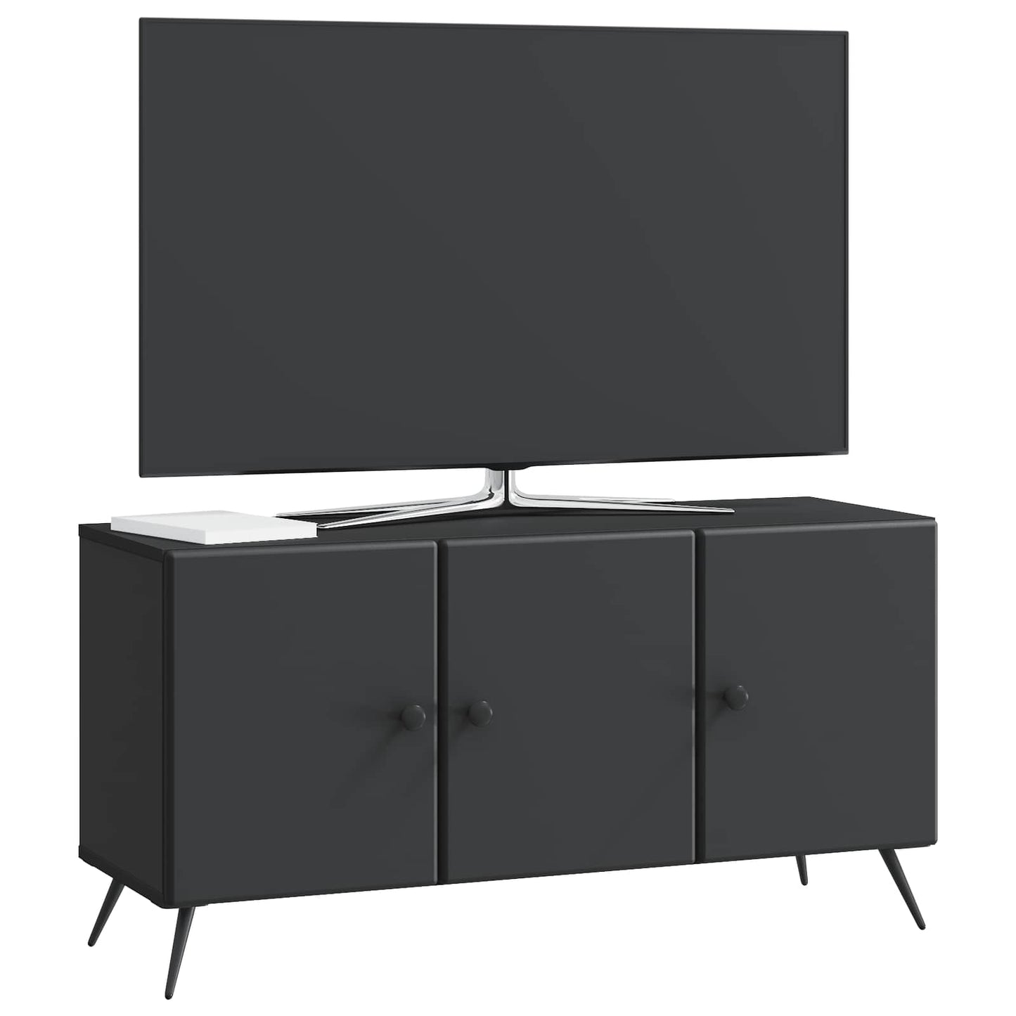 TV Cabinet Black 99 x 34.5 x 50 cm Engineered Wood