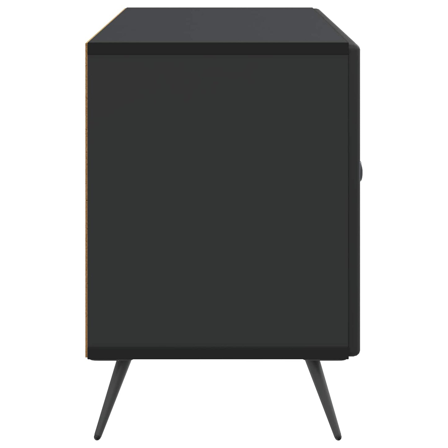TV Cabinet Black 99 x 34.5 x 50 cm Engineered Wood