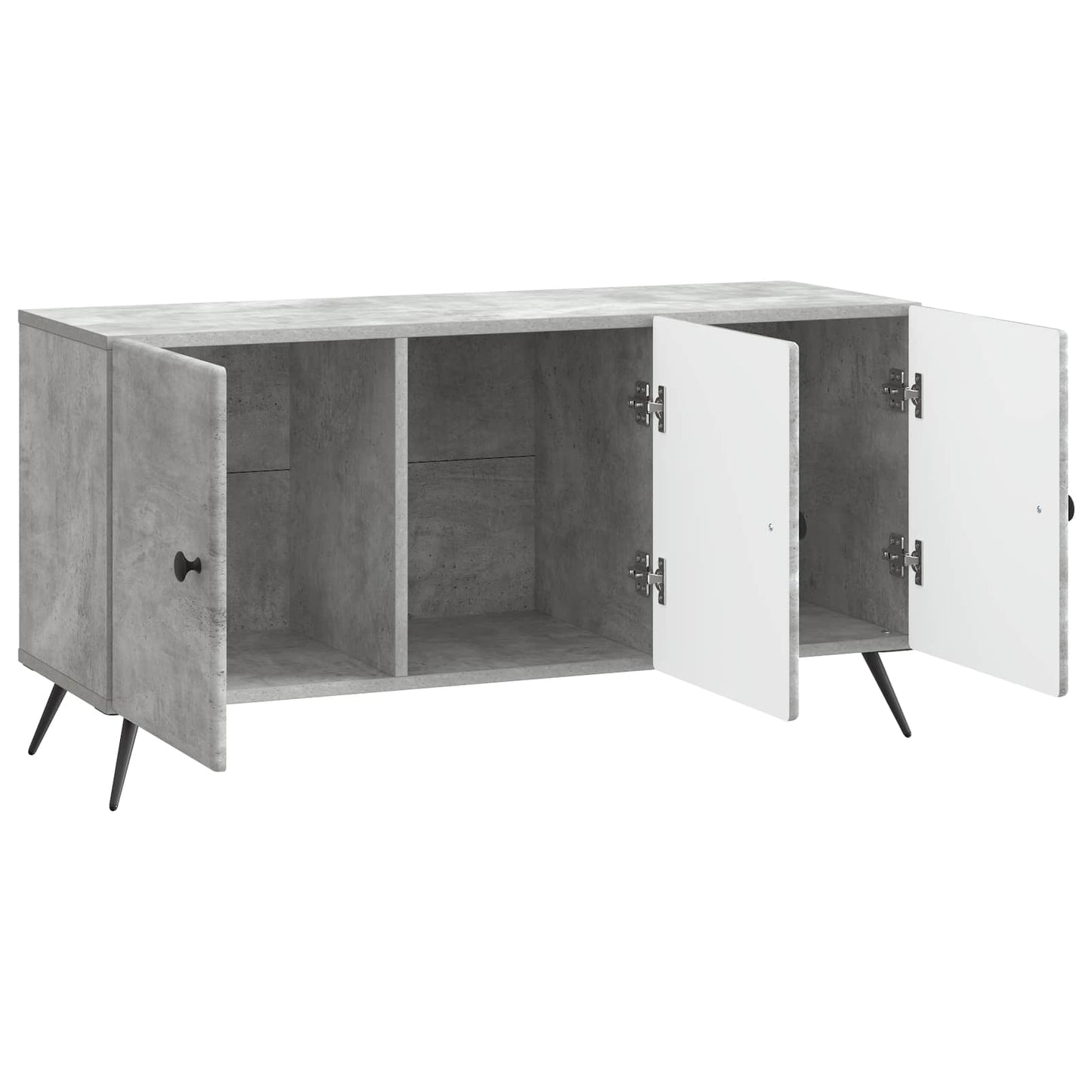 TV Cabinet Concrete Grey 99 x 34.5 x 50 cm Engineered Wood
