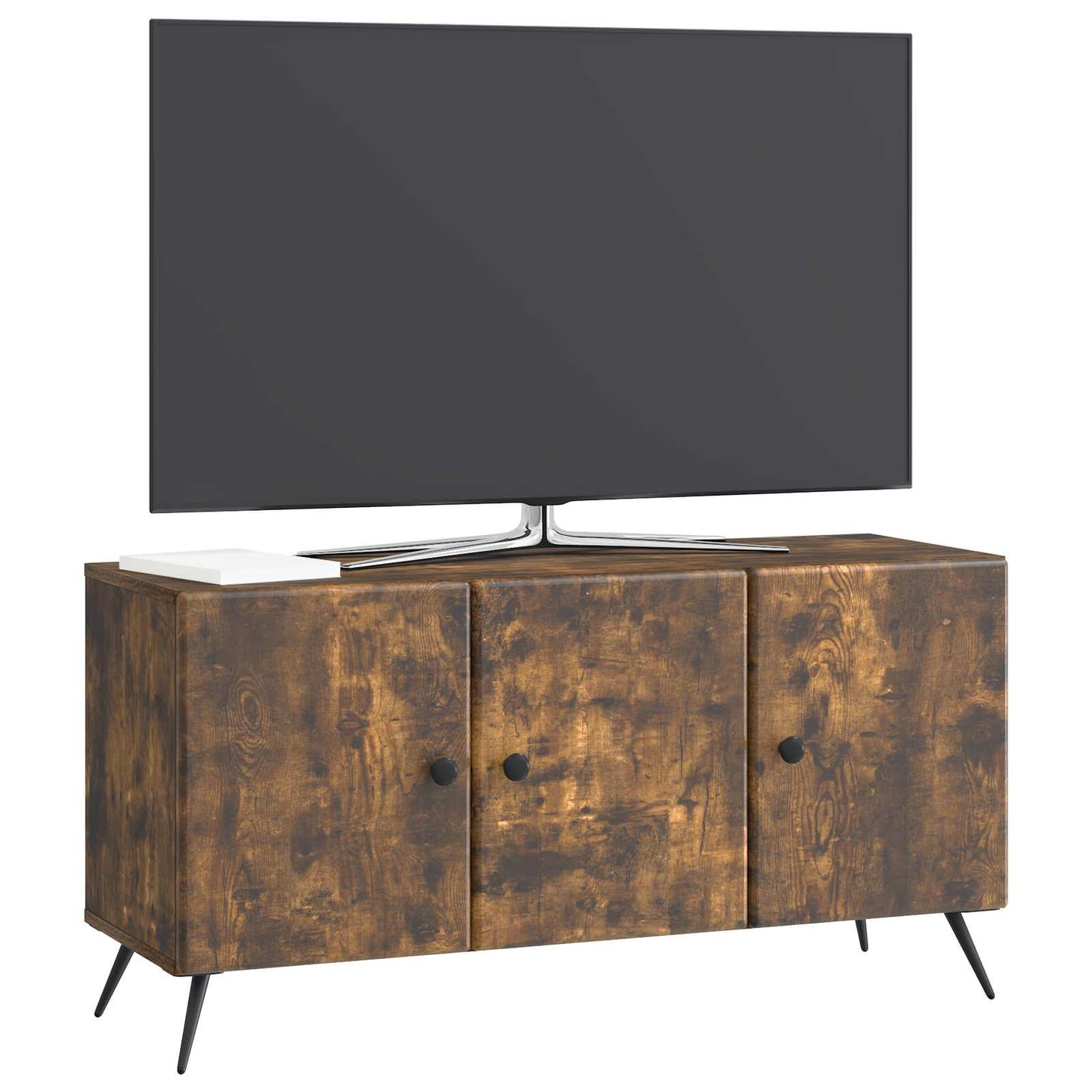 TV Cabinet Smoked Oak 99 x 34.5 x 50 cm Engineered Wood