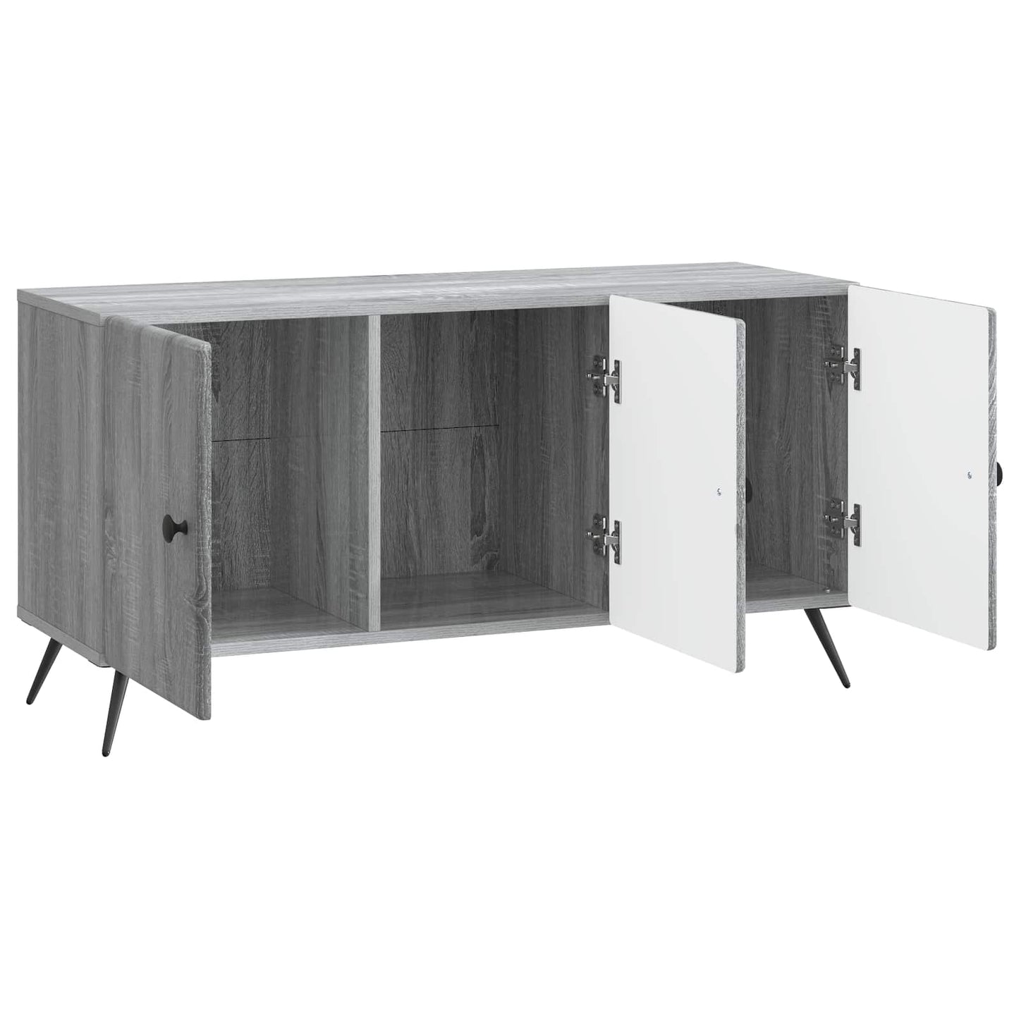 TV Cabinet Grey Sonoma 99 x 34.5 x 50 cm Engineered Wood