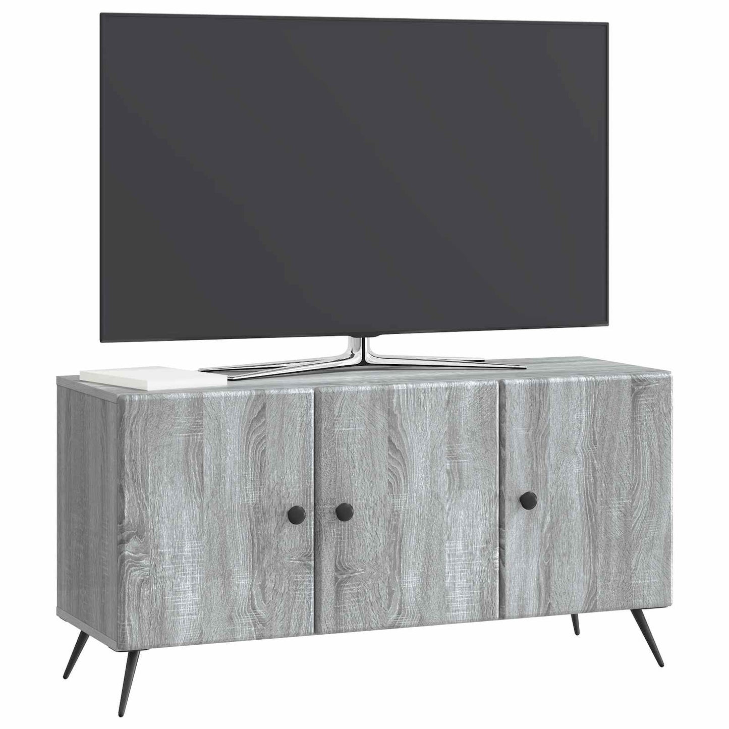 TV Cabinet Grey Sonoma 99 x 34.5 x 50 cm Engineered Wood