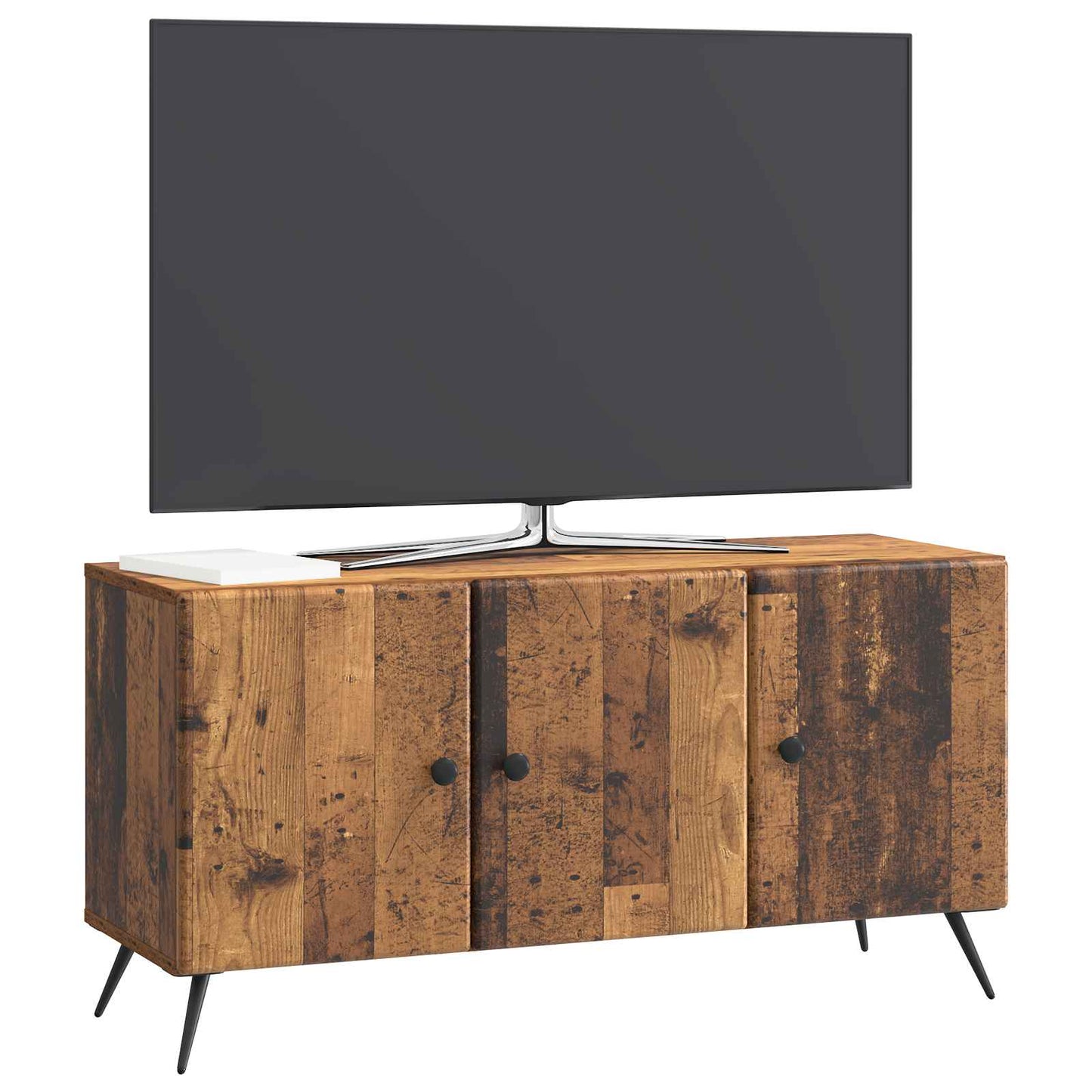 TV Cabinet Old Wood 99 x 34.5 x 50 cm Engineered Wood