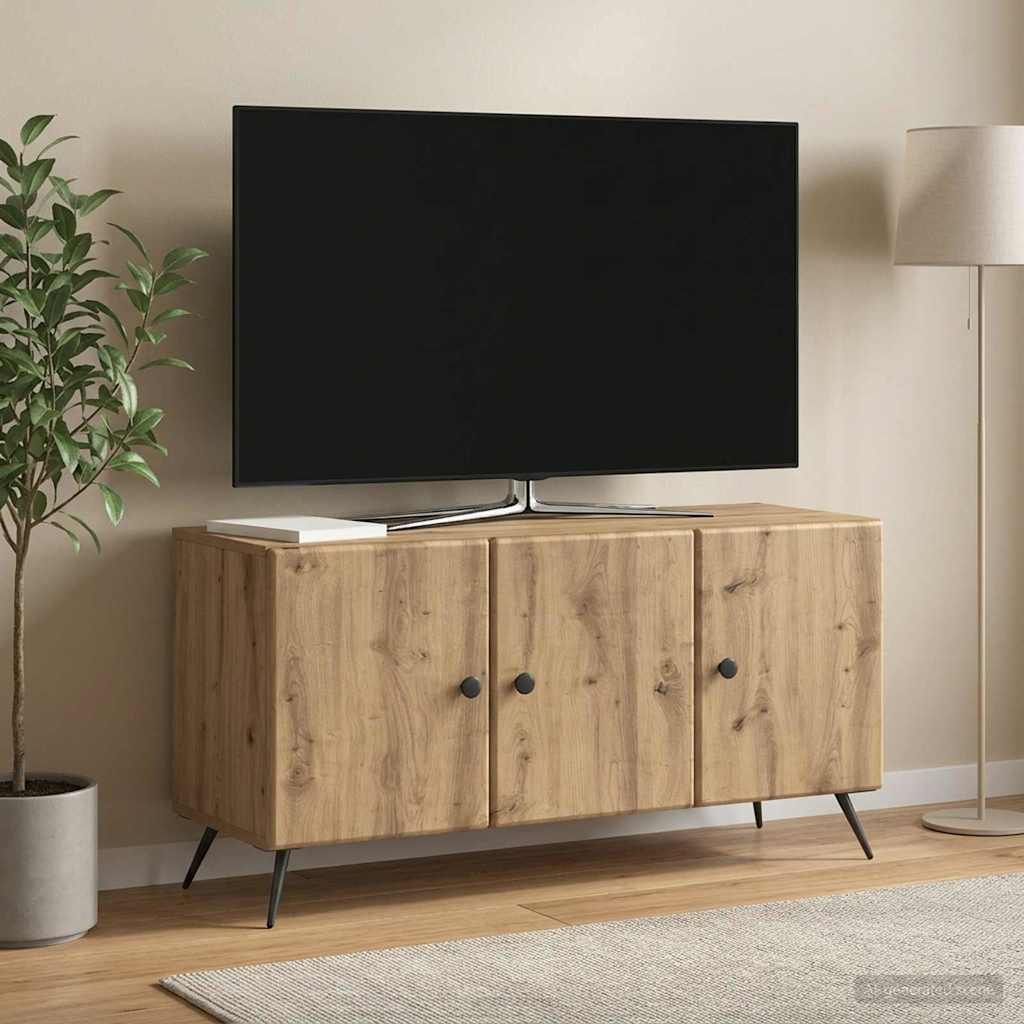 TV Cabinet 99 x 34.5 x 50 cm Artisan Oak Engineered Wood
