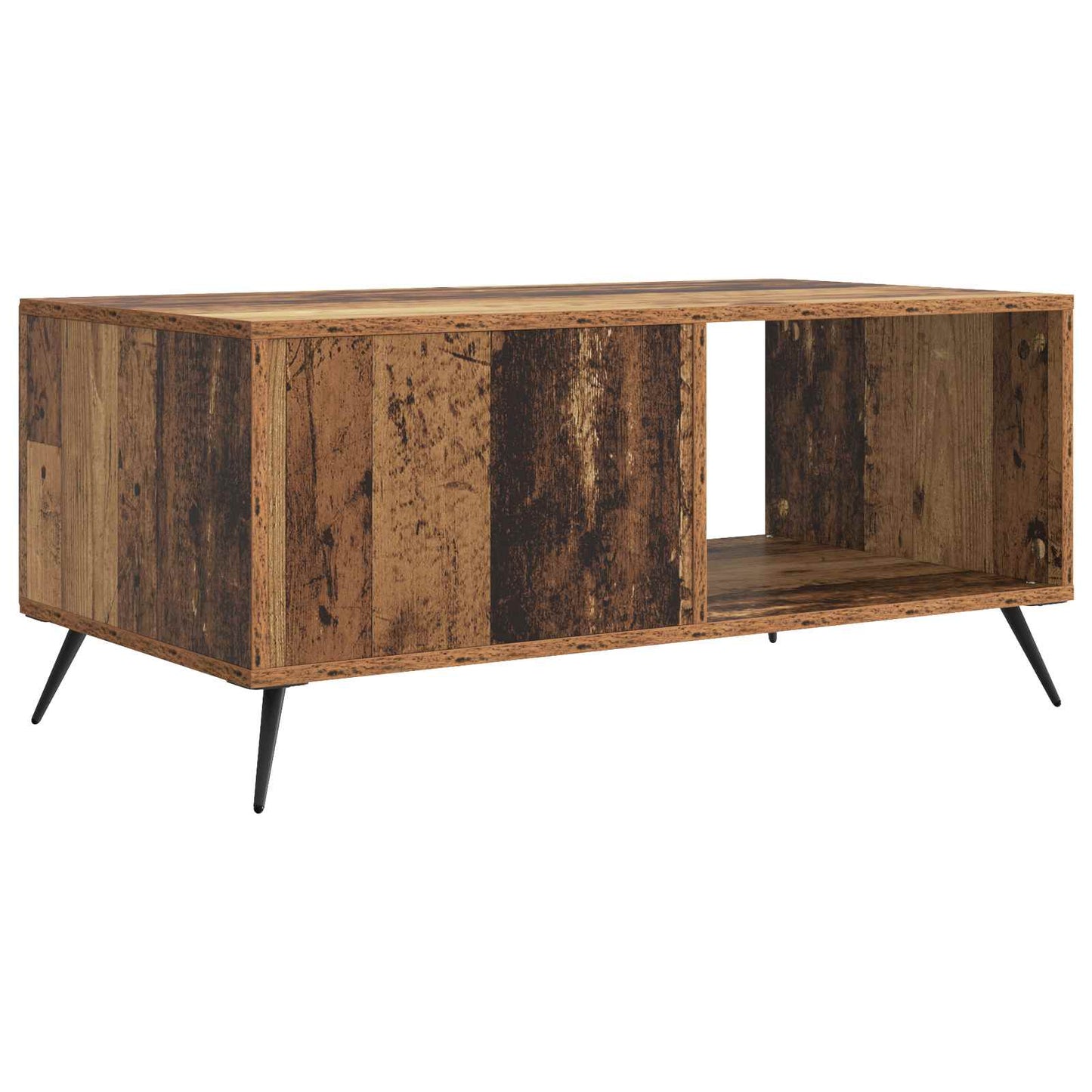 Coffee Table Old Wood 90 x 50 x 40 cm Engineered Wood