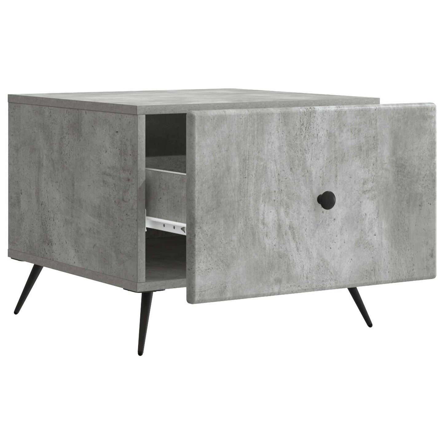 Coffee Table Concrete Grey 49 x 50 x 40 cm Engineered Wood