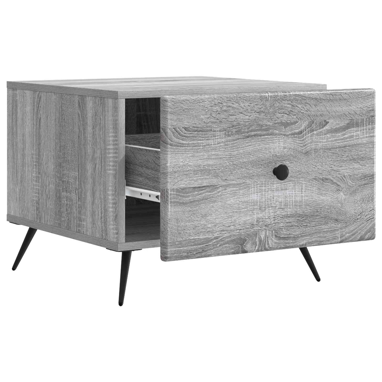 Coffee Table Grey Sonoma 49 x 50 x 40 cm Engineered Wood