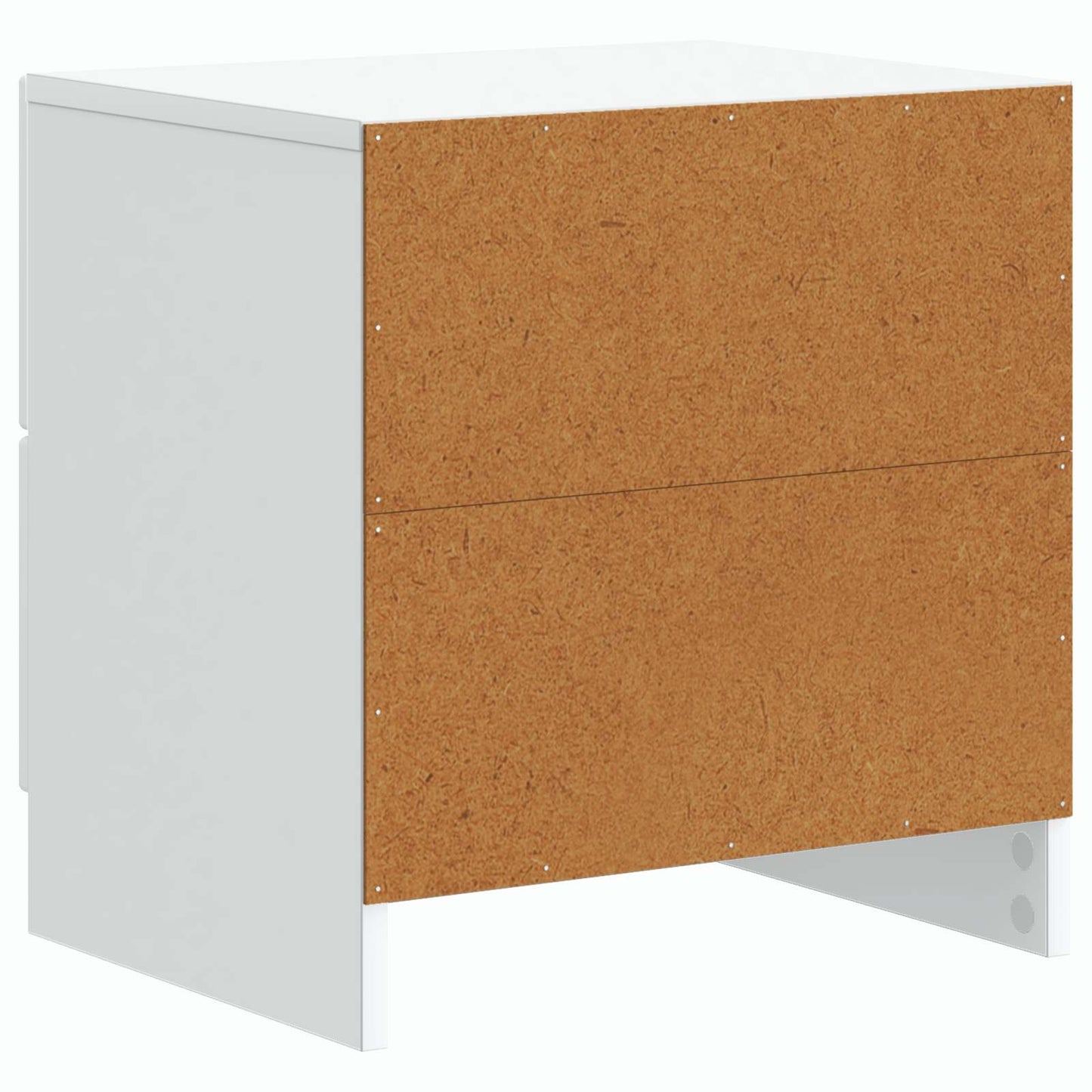 Bedside Cabinet 2 pcs White 43 x 34.5 x 44.5 cm Engineered Wood