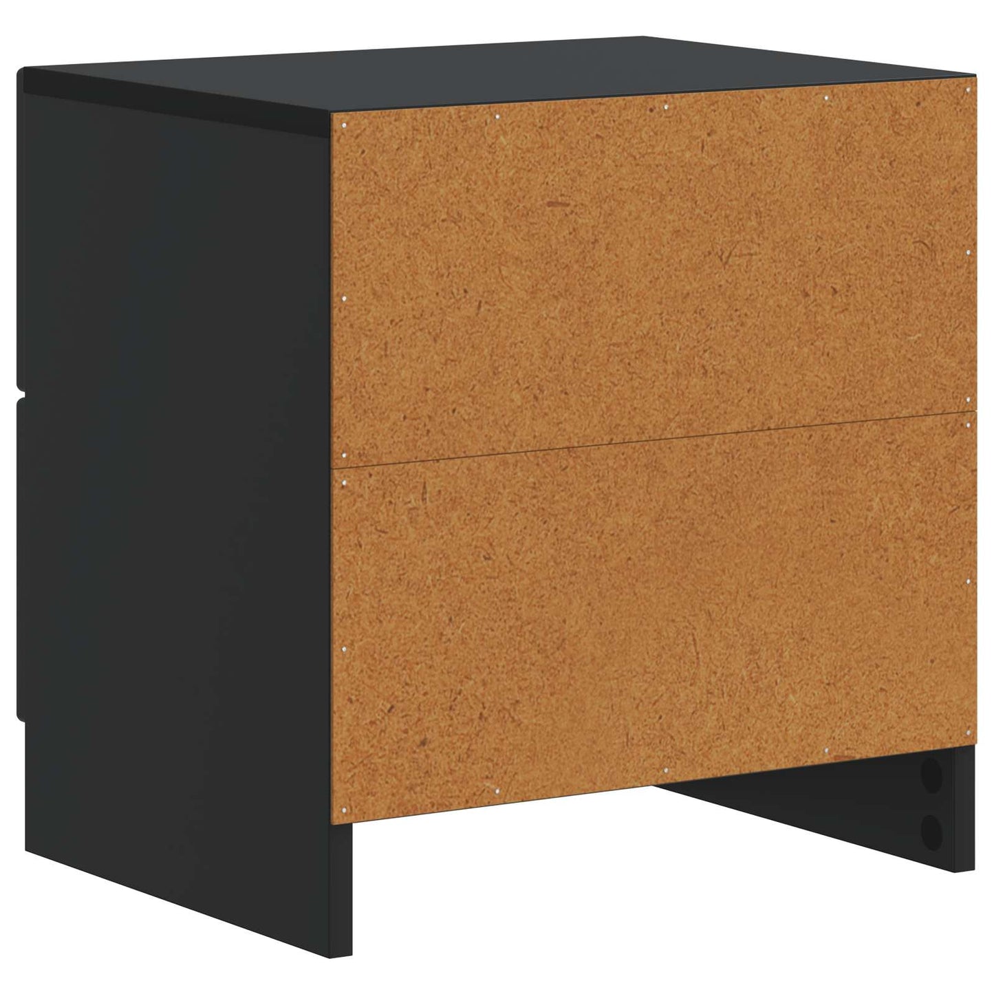 Bedside Cabinet 2 pcs Black 43 x 34.5 x 44.5 cm Engineered Wood