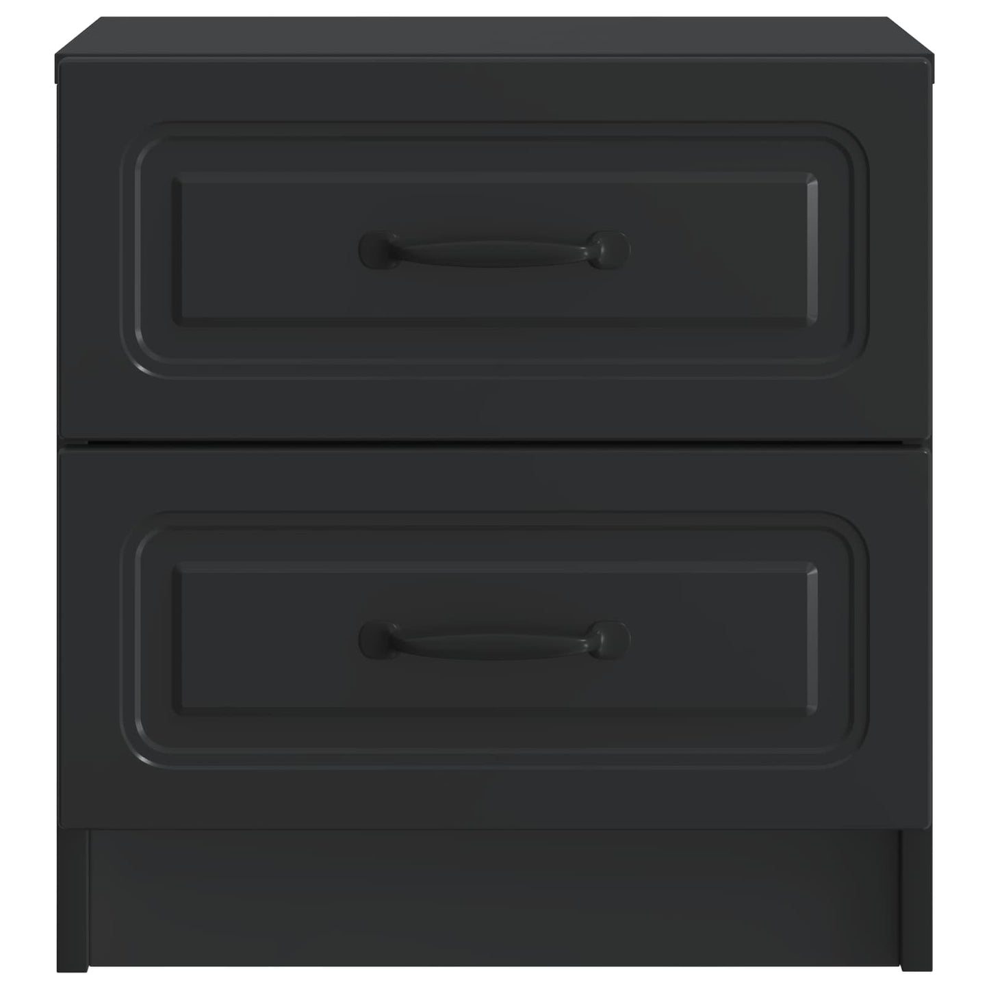 Bedside Cabinet 2 pcs Black 43 x 34.5 x 44.5 cm Engineered Wood