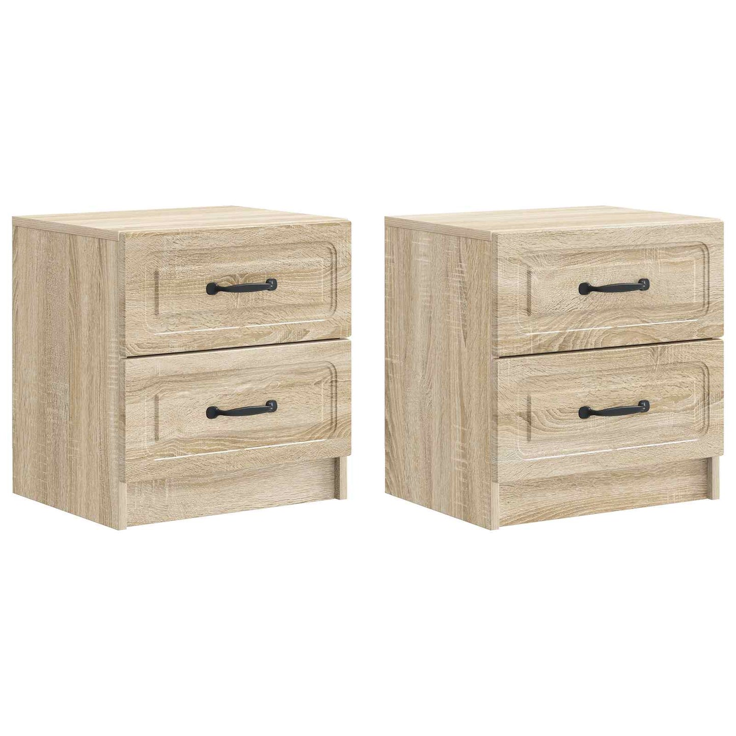 Bedside Cabinet 2 pcs Sonoma Oak 43 x 34.5 x 44.5 cm