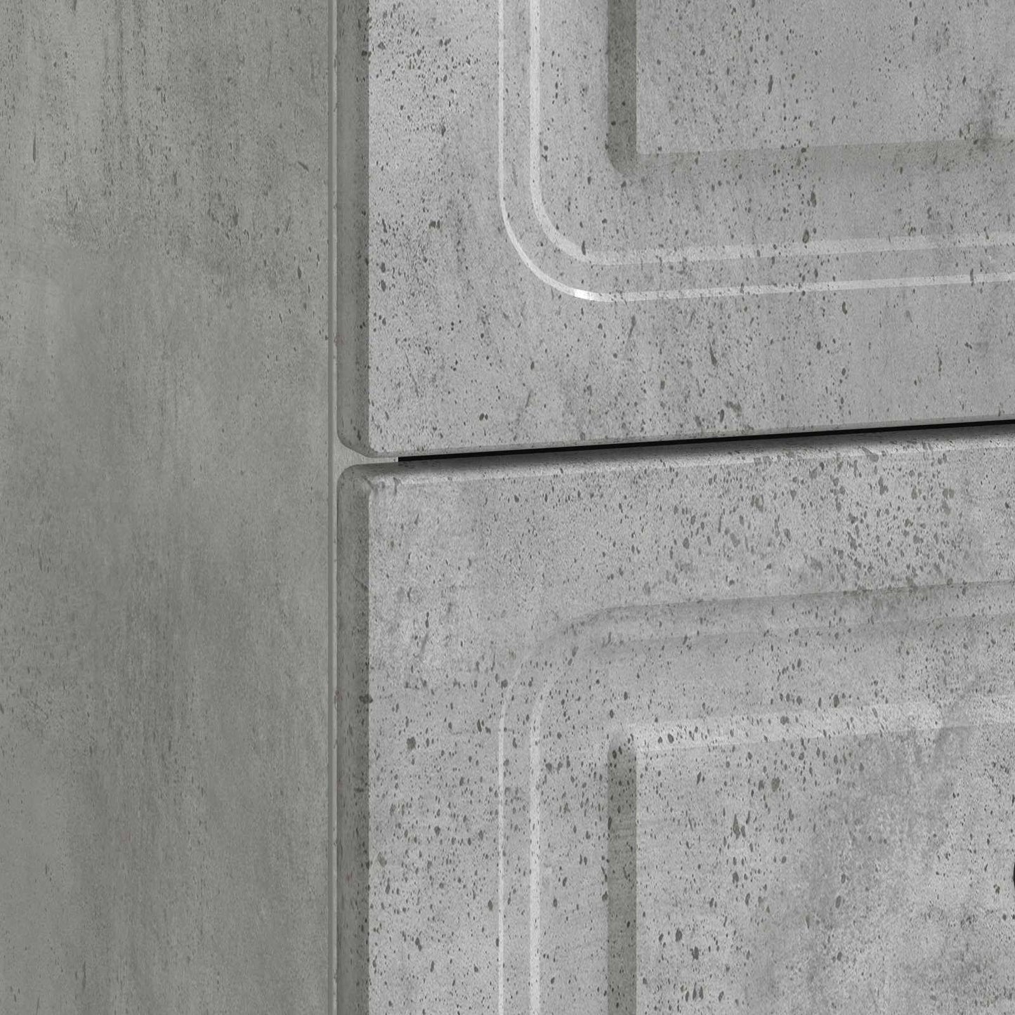 Bedside Cabinet with Drawer Concrete Grey 43 x 34.5 x 44.5 cm