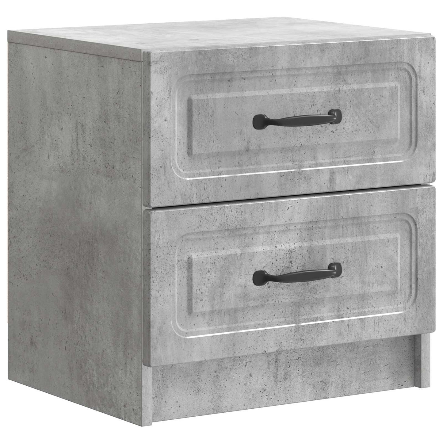 Bedside Cabinet with Drawer Concrete Grey 43 x 34.5 x 44.5 cm
