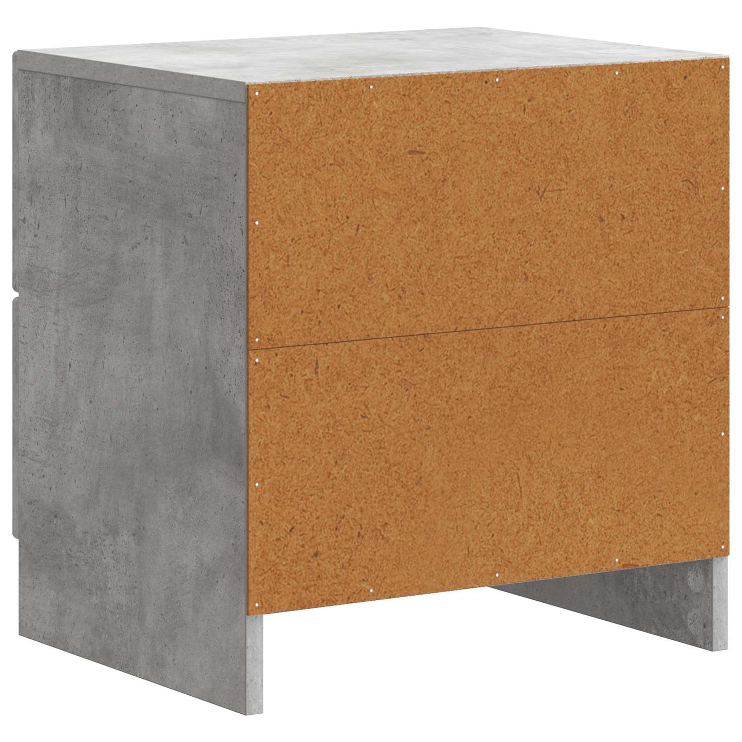 Bedside Cabinet with Drawer Concrete Grey 43 x 34.5 x 44.5 cm