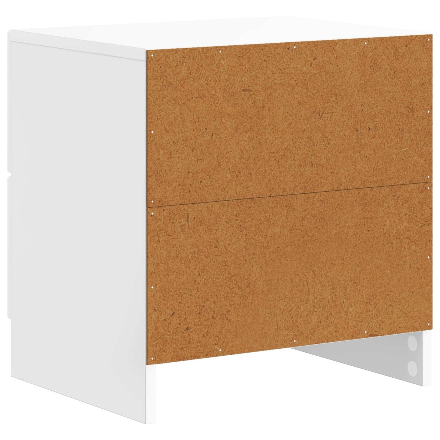 Bedside Cabinet High Gloss White 43 x 34.5 x 44.5 cm