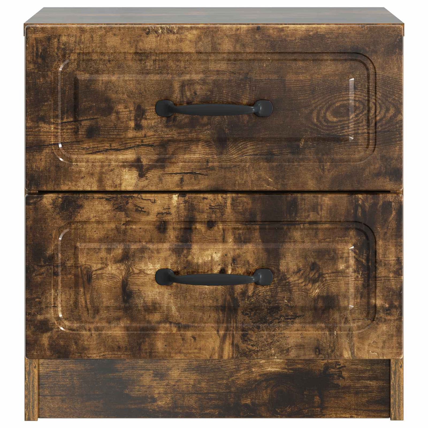 Bedside Cabinet 2 pcs Smoked Oak 43 x 34.5 x 44.5 cm
