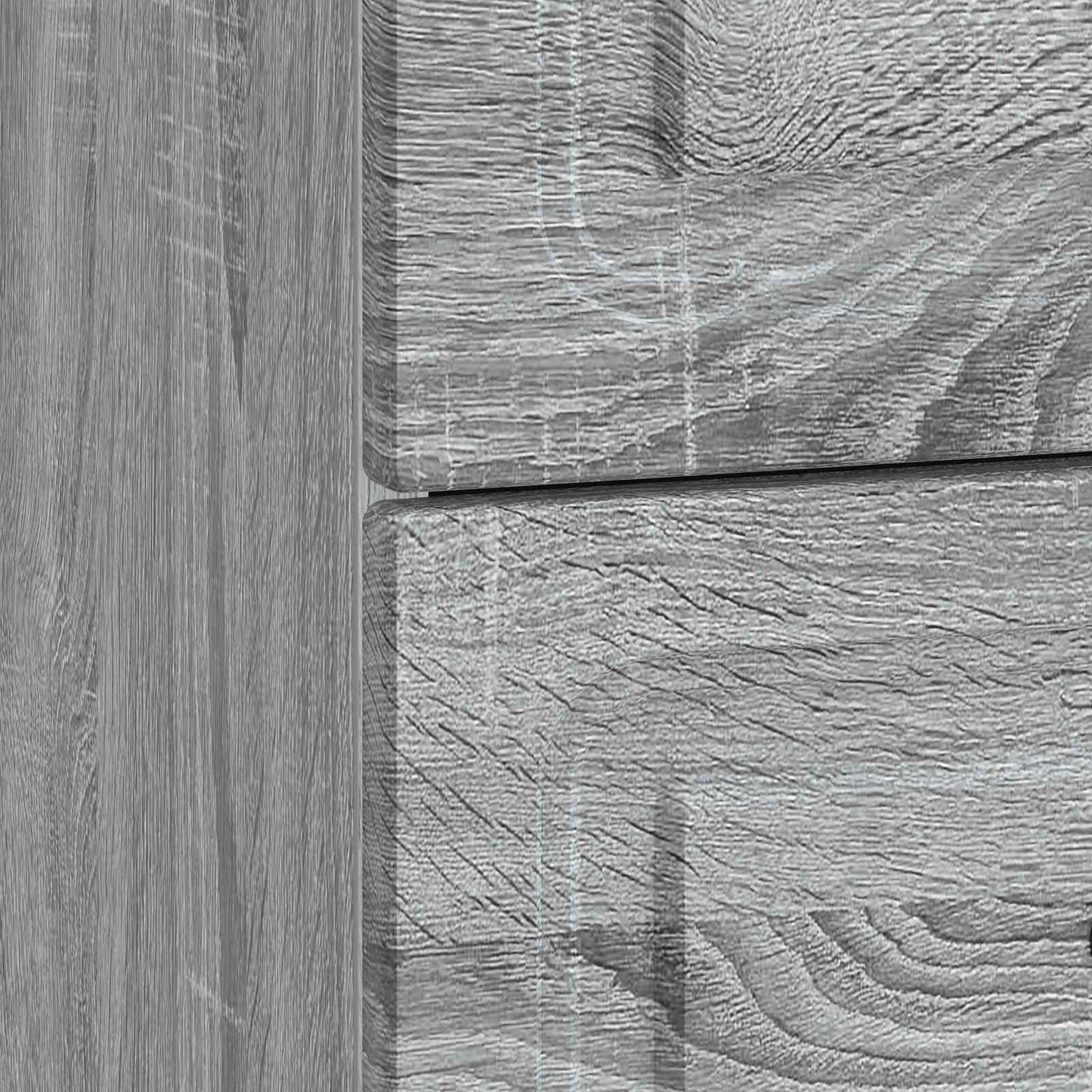Bedside Cabinet Grey Sonoma 43 x 34.5 x 44.5 cm Engineered Wood