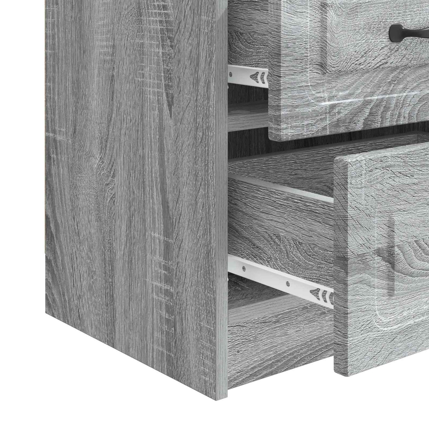Bedside Cabinet Grey Sonoma 43 x 34.5 x 44.5 cm Engineered Wood