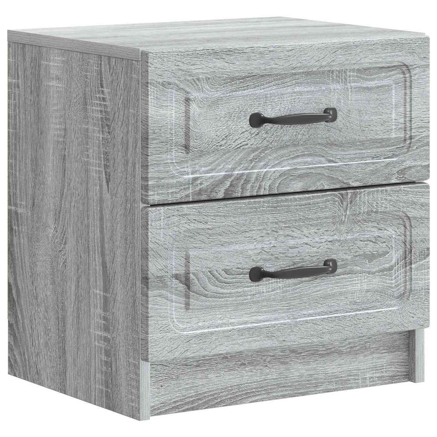 Bedside Cabinet 2 pcs Grey Sonoma 43 x 34.5 x 44.5 cm