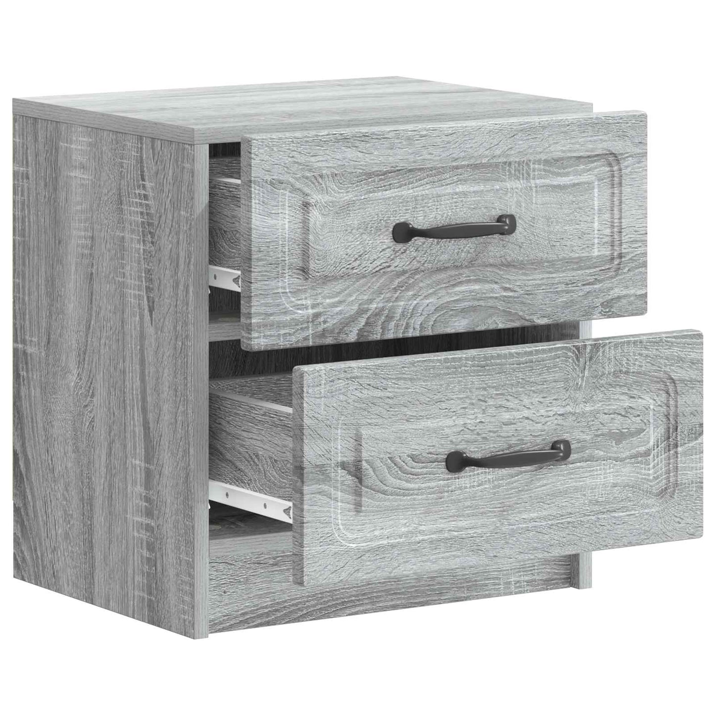 Bedside Cabinet 2 pcs Grey Sonoma 43 x 34.5 x 44.5 cm
