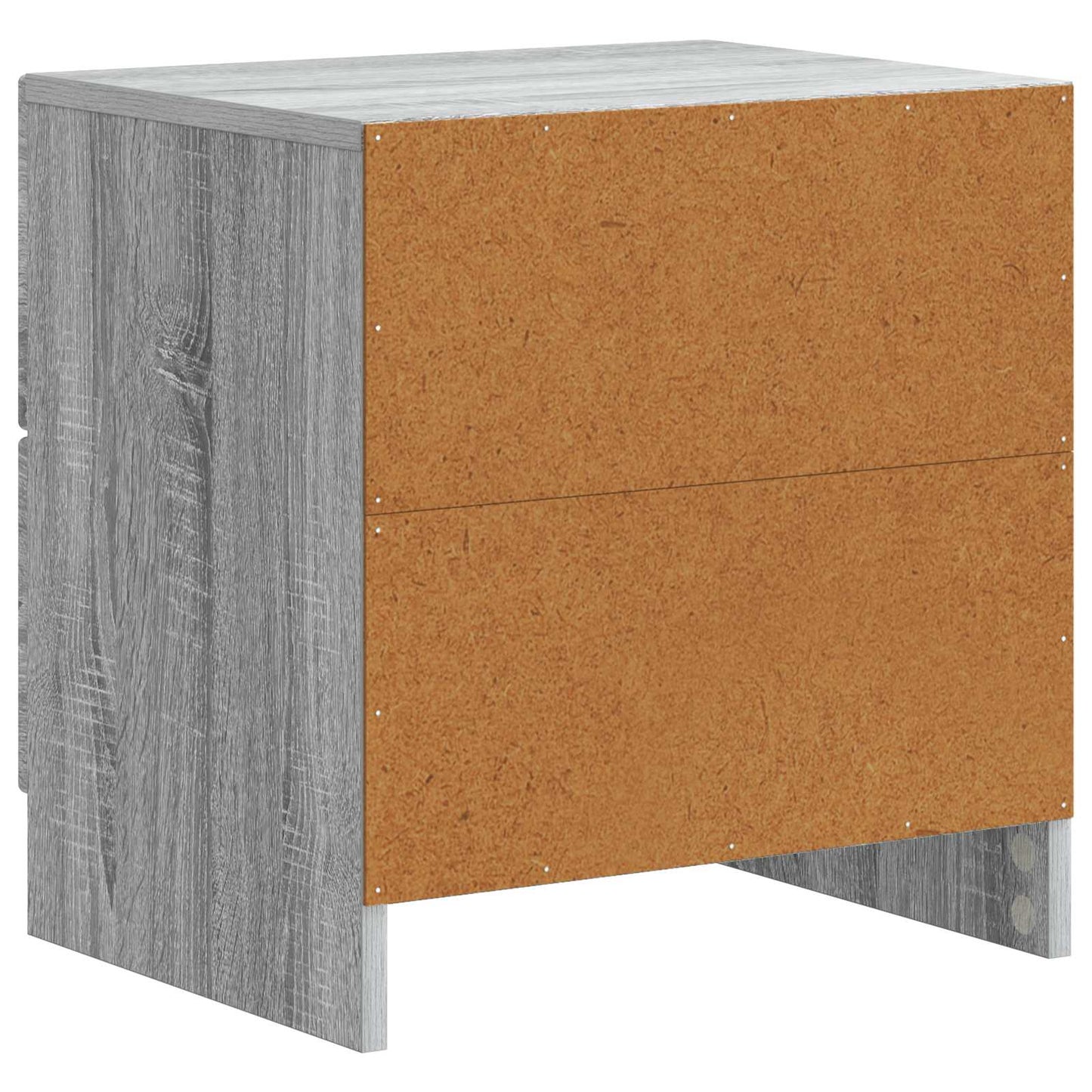 Bedside Cabinet 2 pcs Grey Sonoma 43 x 34.5 x 44.5 cm