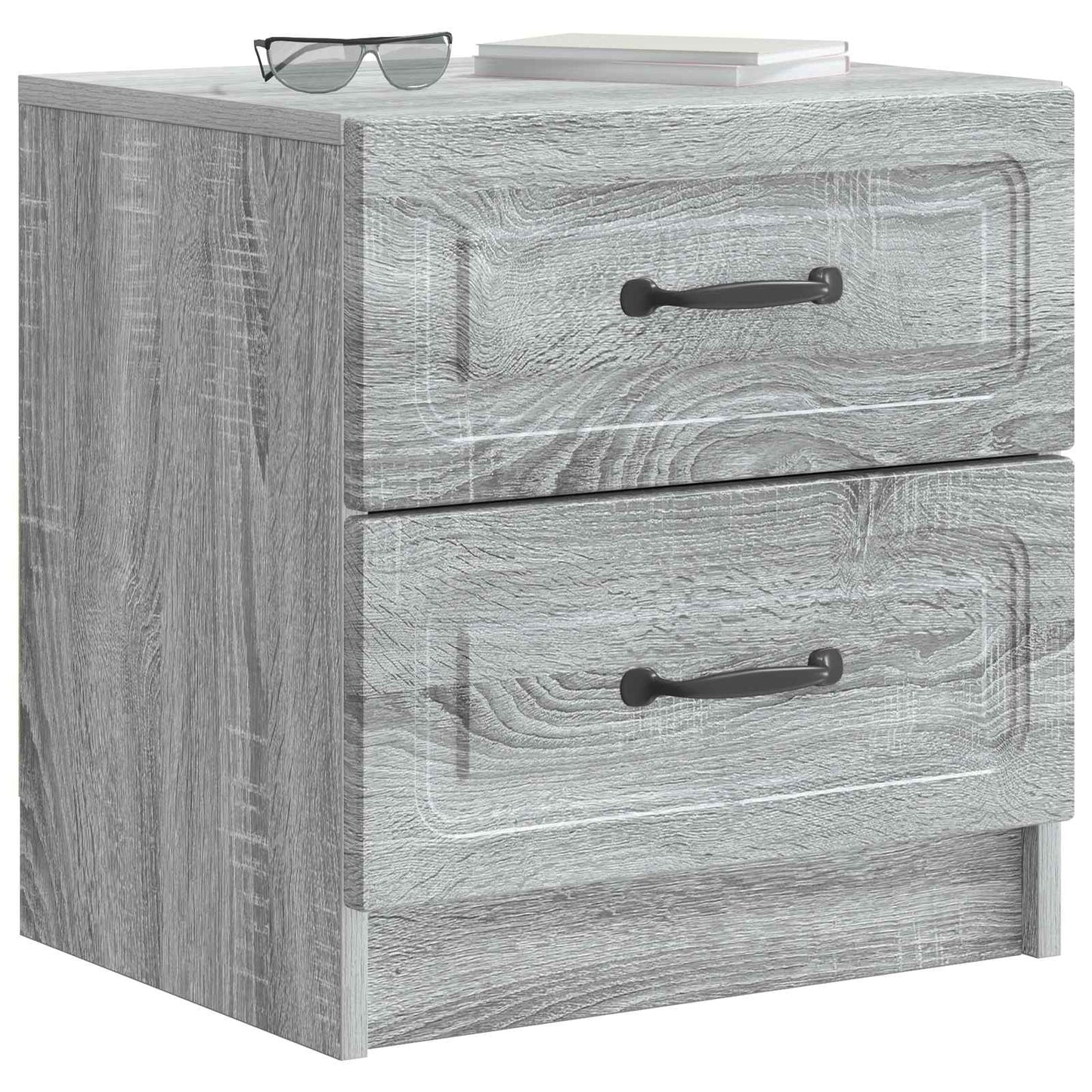 Bedside Cabinet 2 pcs Grey Sonoma 43 x 34.5 x 44.5 cm