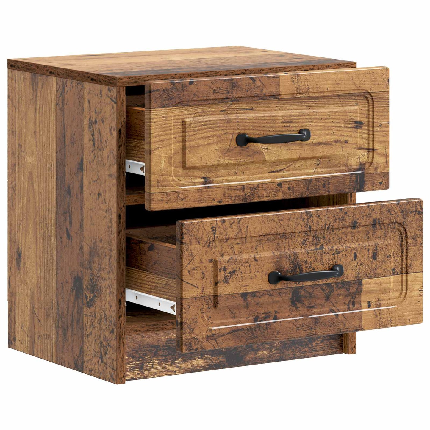 Bedside Cabinet Old Wood 43 x 34.5 x 44.5 cm Engineered Wood