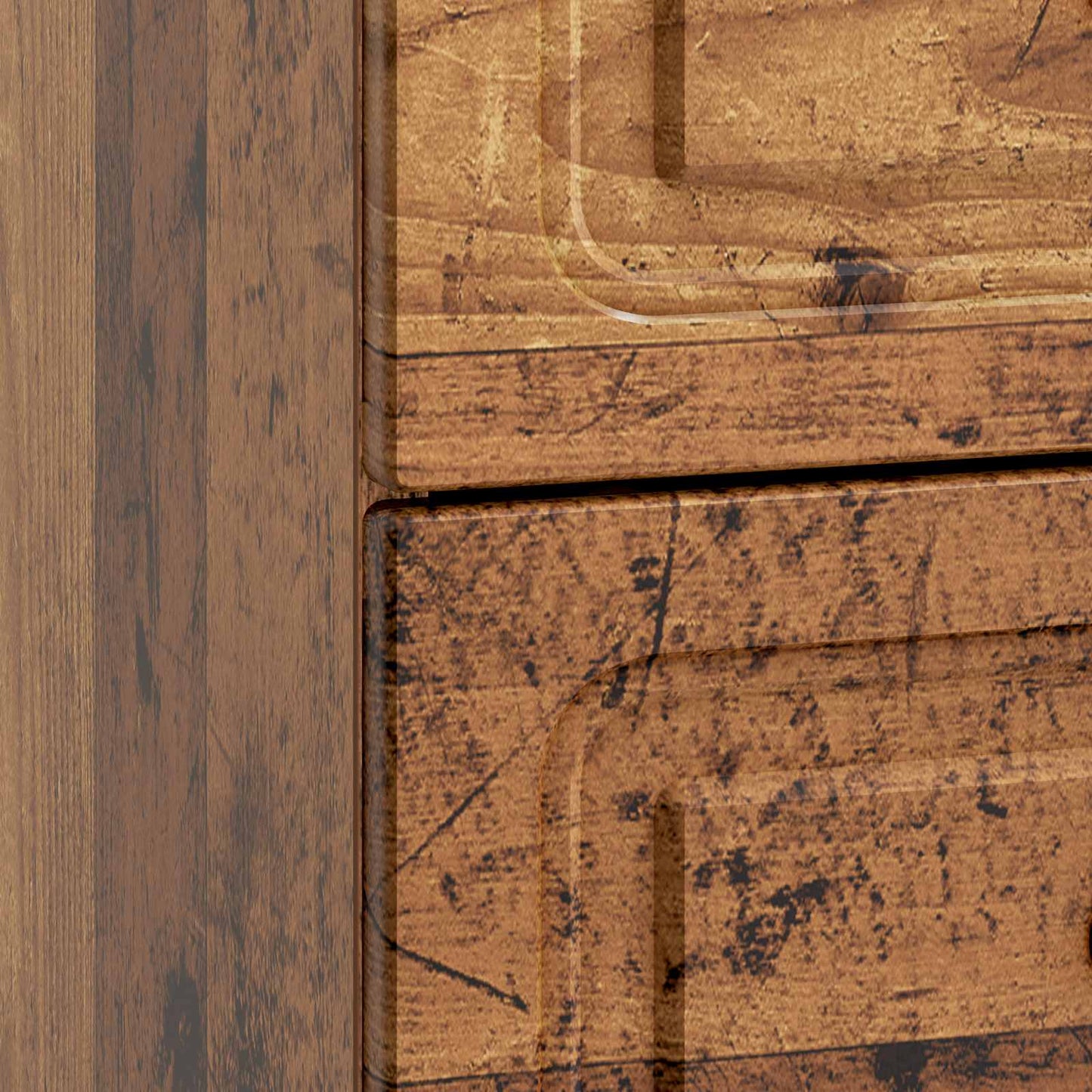 Bedside Cabinet 2 pcs Old Wood 43 x 34.5 x 44.5 cm