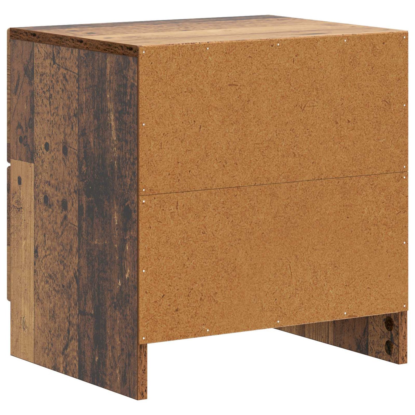 Bedside Cabinet with Drawer 2 pcs Old Wood 43 x 34.5 x 44.5 cm