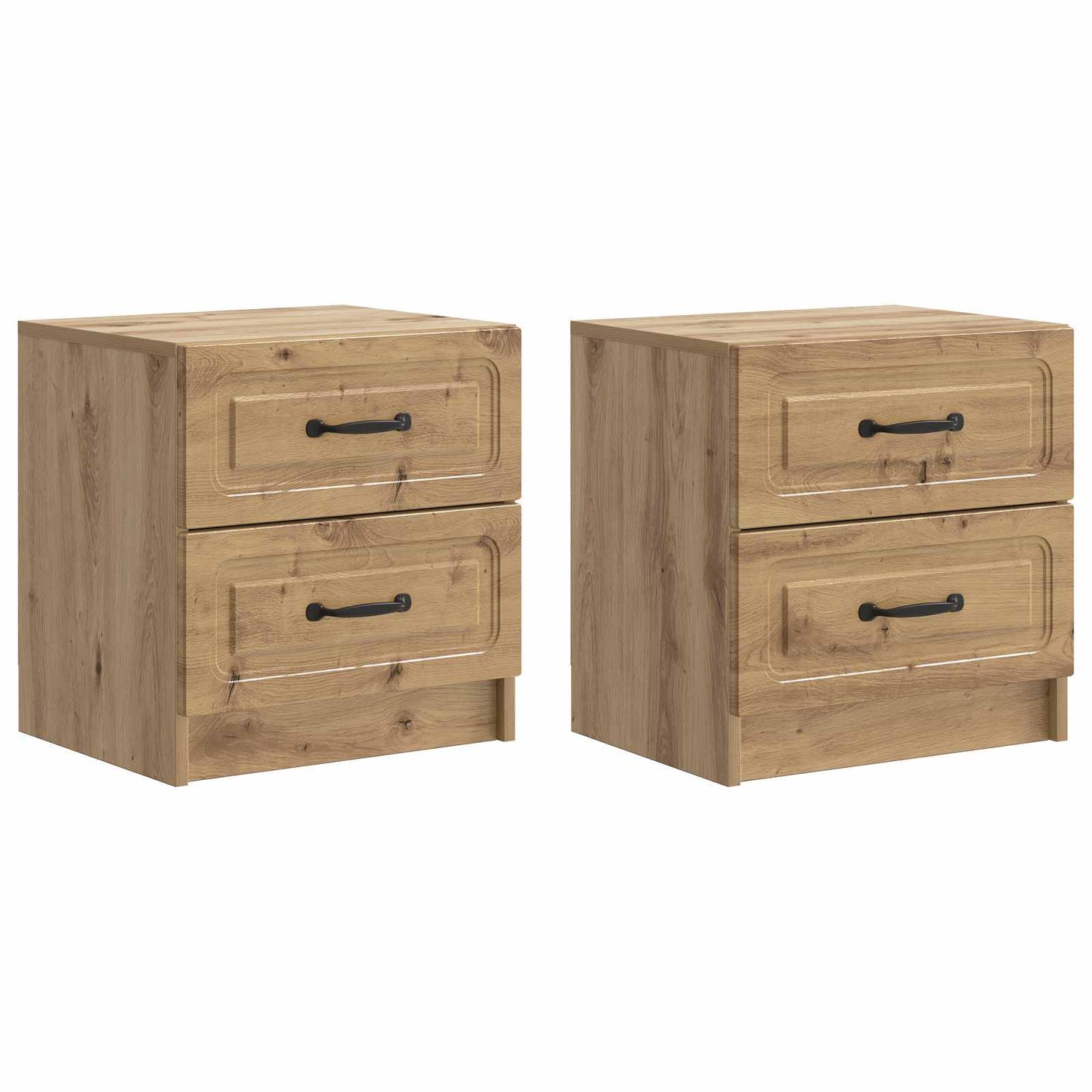 Bedside Cabinet 2 pcs Artisan Oak 43 x 34.5 x 44.5 cm