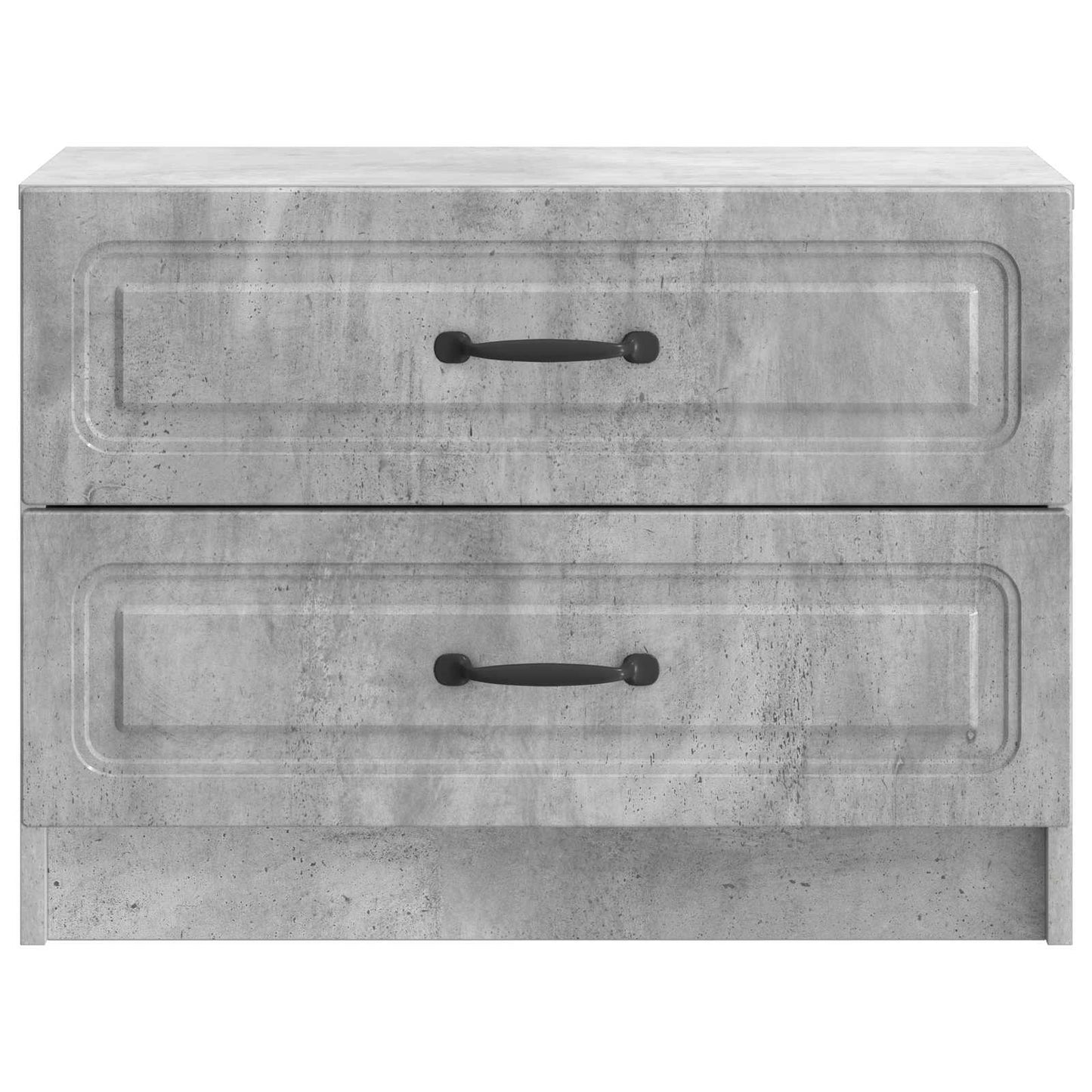 Bedside Cabinet with Drawer Concrete Grey 62 x 34.5 x 44.5 cm