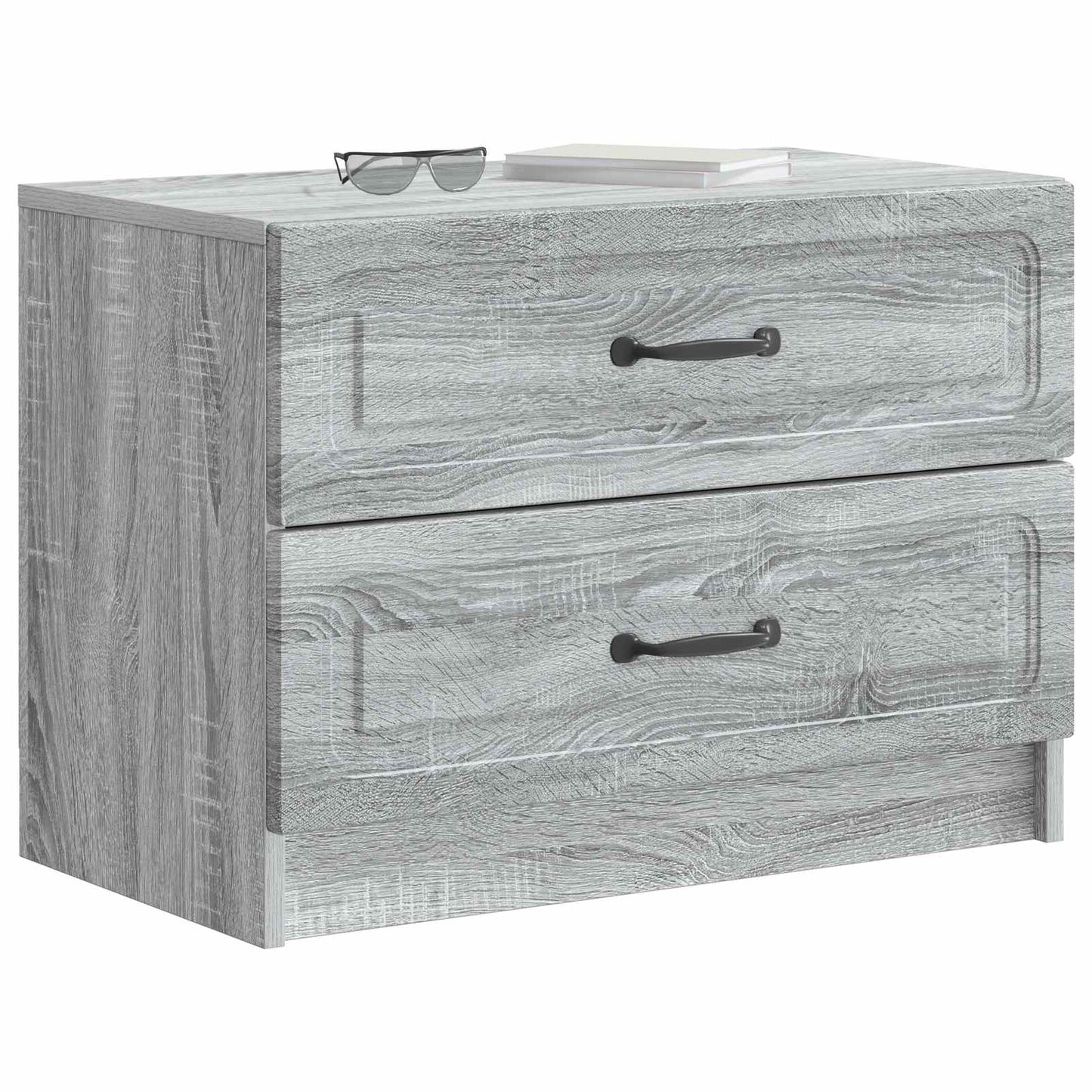 Bedside Cabinet Grey Sonoma 62 x 34.5 x 44.5 cm Engineered Wood