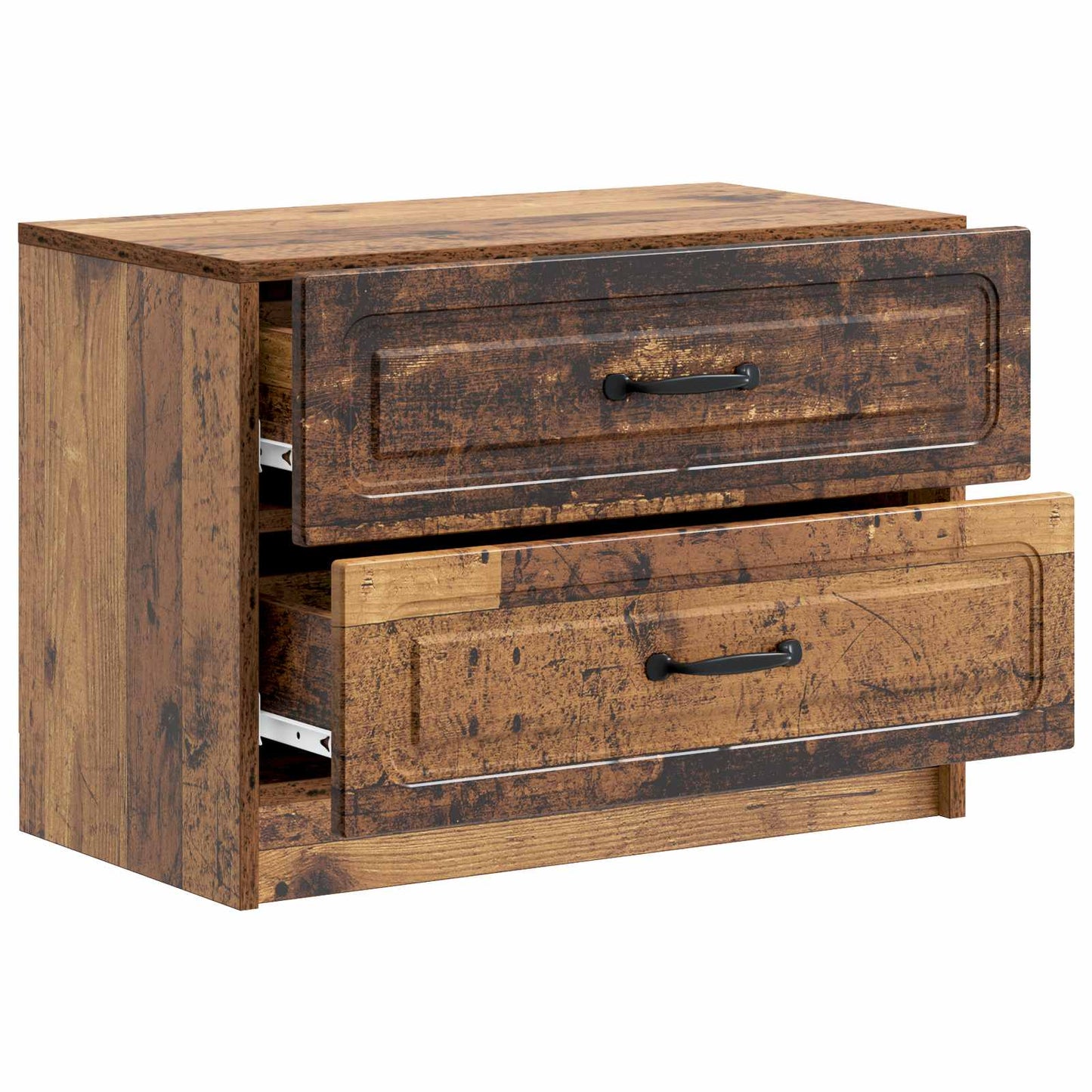 Bedside Cabinet Old Wood 62 x 34.5 x 44.5 cm Engineered Wood
