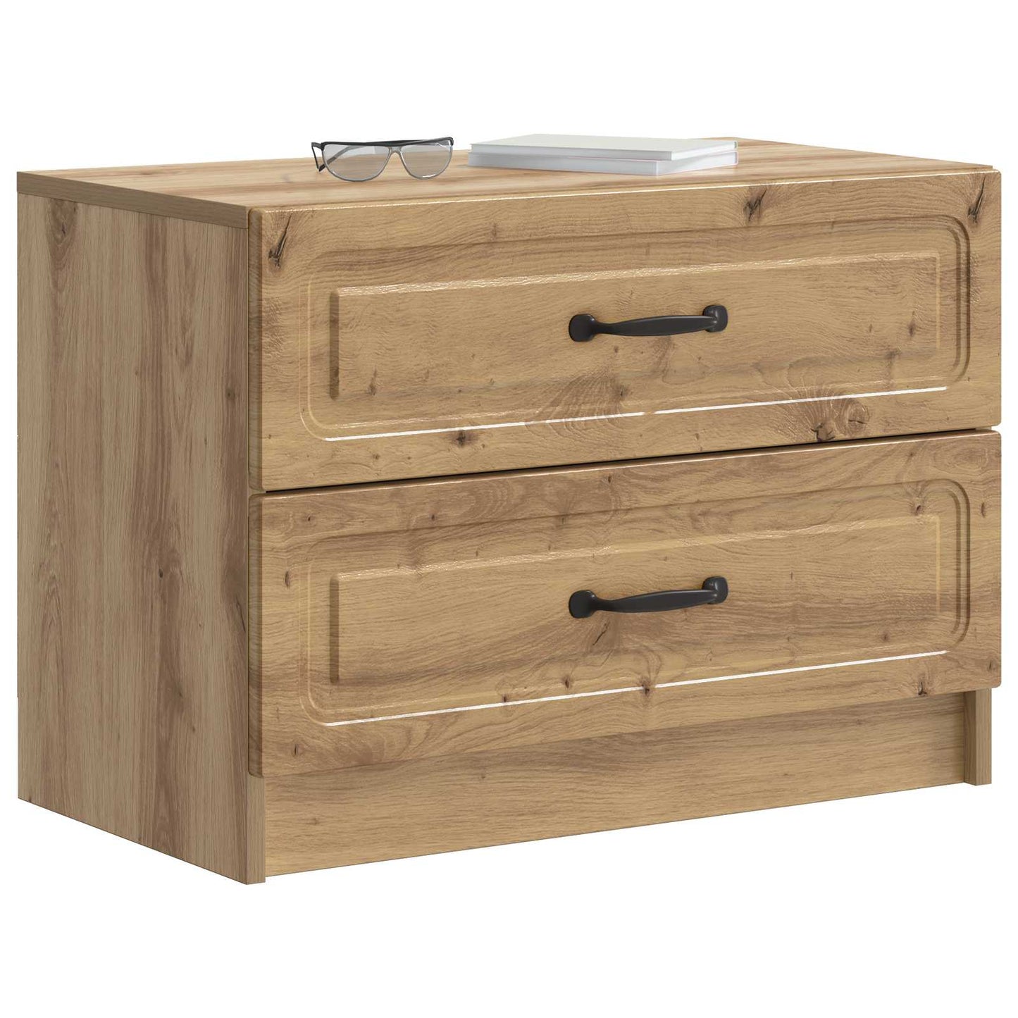 Bedside Cabinet Artisan Oak 62 x 34.5 x 44.5 cm Engineered Wood