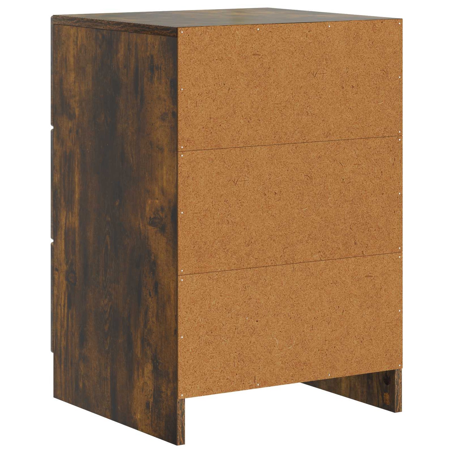 Bedside Cabinet Smoked Oak 43 x 41 x 63.5 cm Engineered Wood