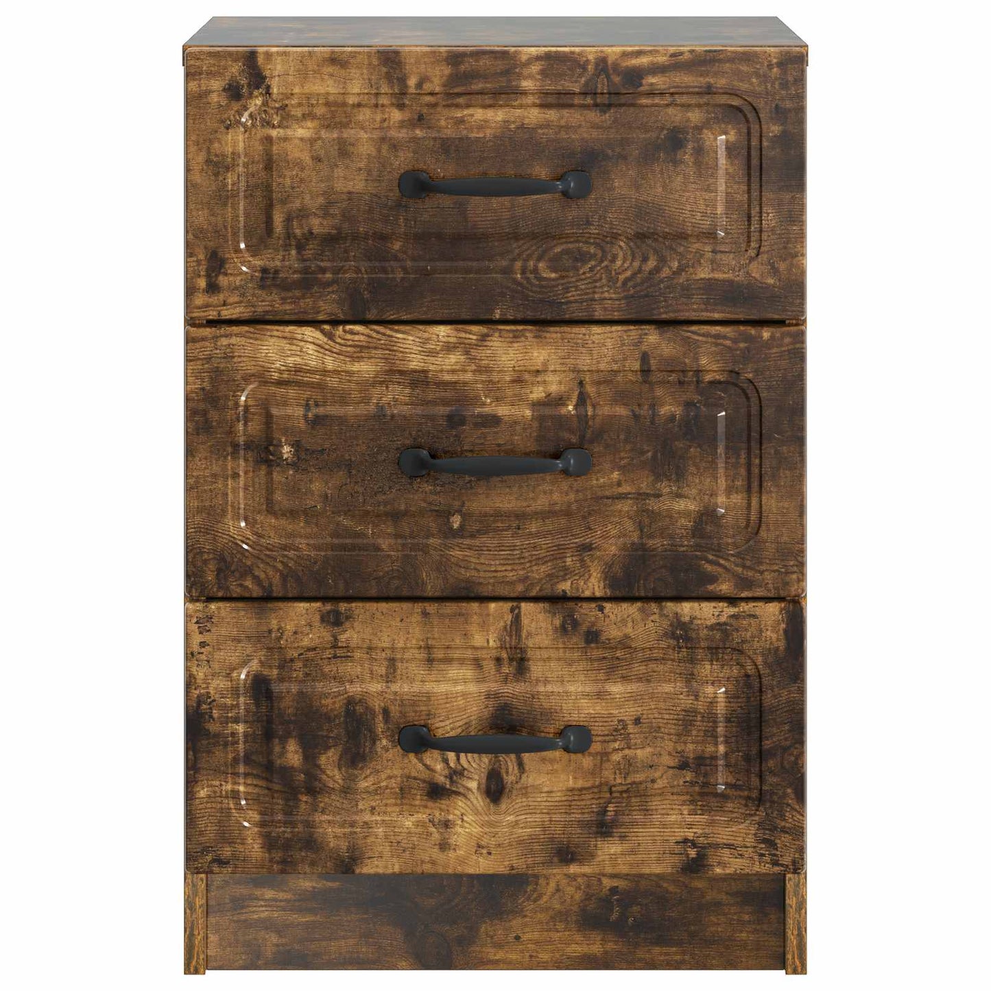 Bedside Cabinet Smoked Oak 43 x 41 x 63.5 cm Engineered Wood