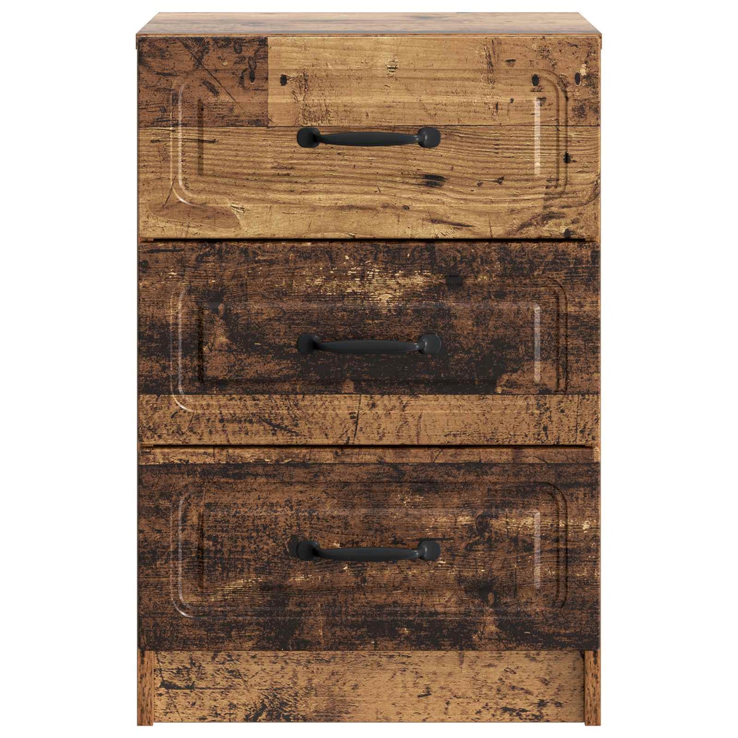 Bedside Cabinet Old Wood 43 x 41 x 63.5 cm Engineered Wood