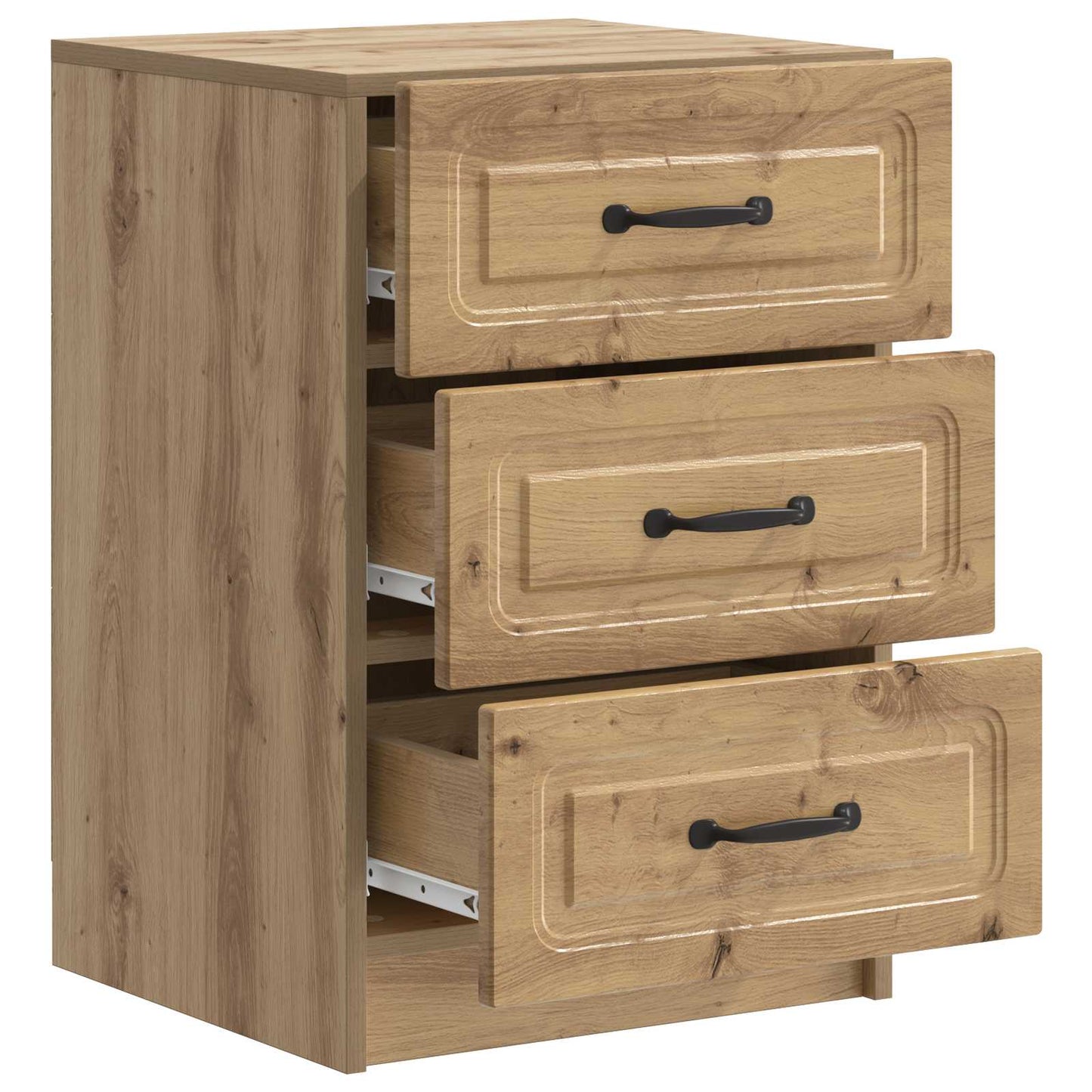Bedside Cabinet Artisan Oak 43 x 41 x 63.5 cm Engineered Wood