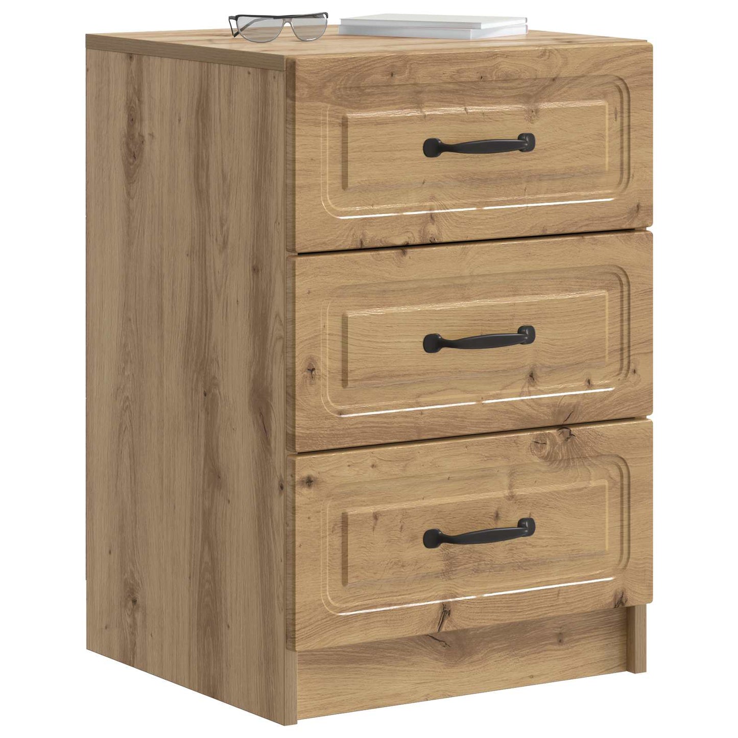 Bedside Cabinet Artisan Oak 43 x 41 x 63.5 cm Engineered Wood