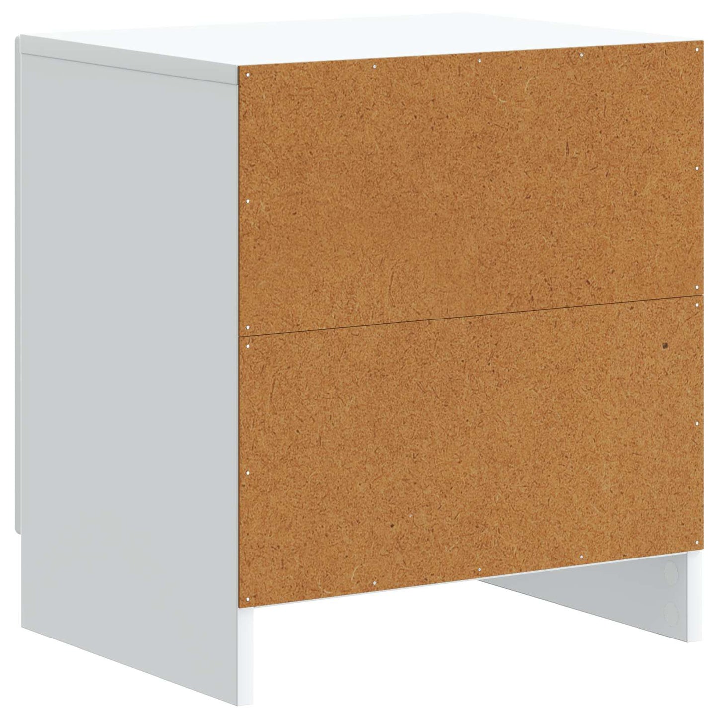 Bedside Cabinet 2 pcs White 43 x 34.5 x 47 cm Engineered Wood