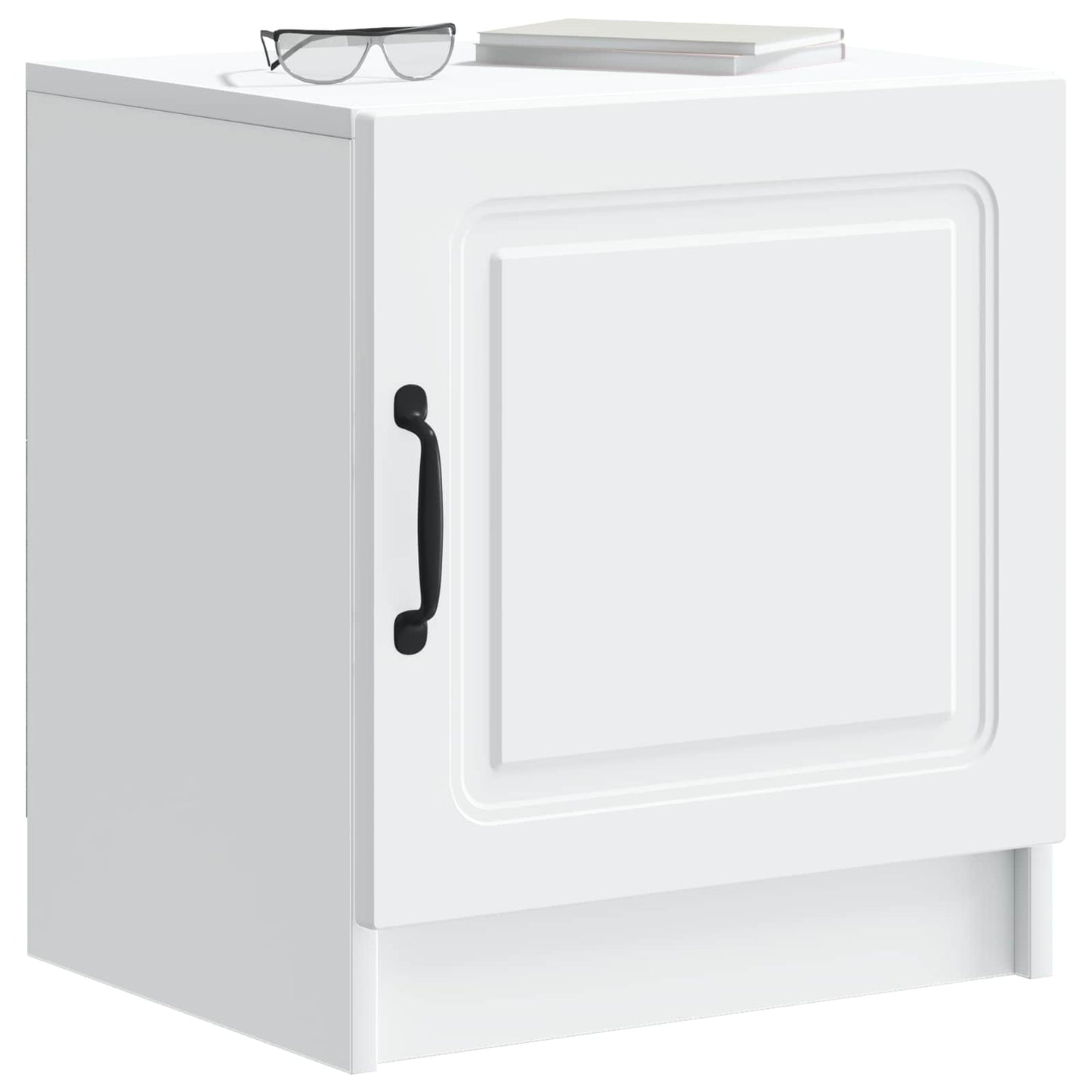 Bedside Cabinet 2 pcs White 43 x 34.5 x 47 cm Engineered Wood