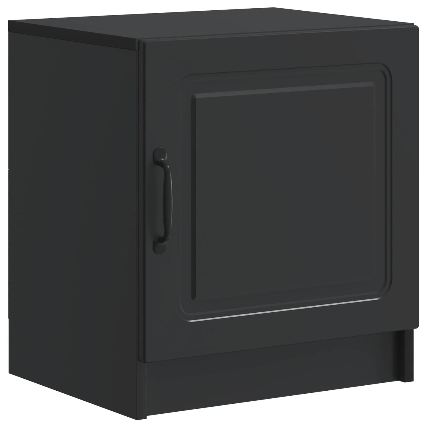 Bedside Cabinet Black 43 x 34.5 x 47 cm Engineered Wood