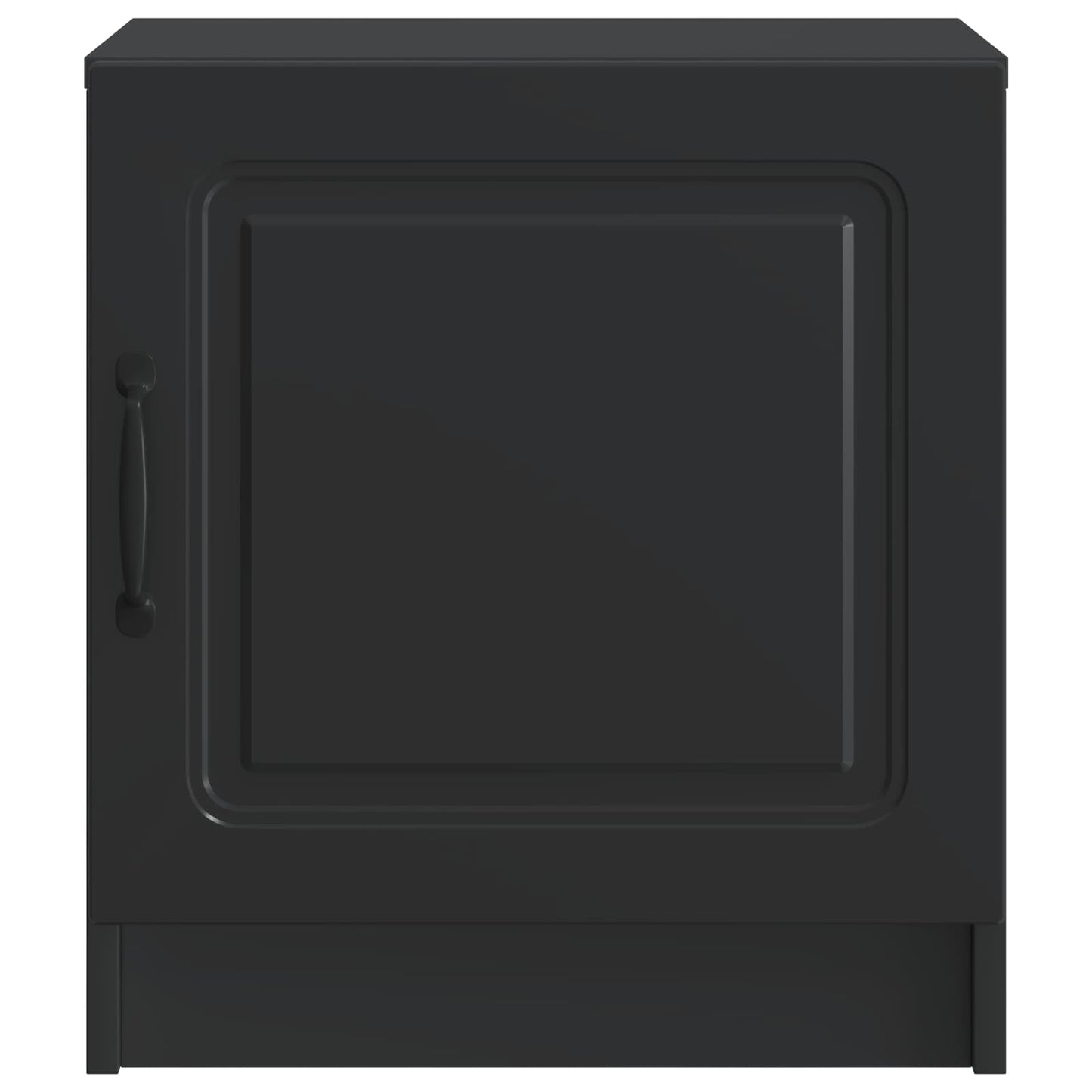 Bedside Cabinet Black 43 x 34.5 x 47 cm Engineered Wood