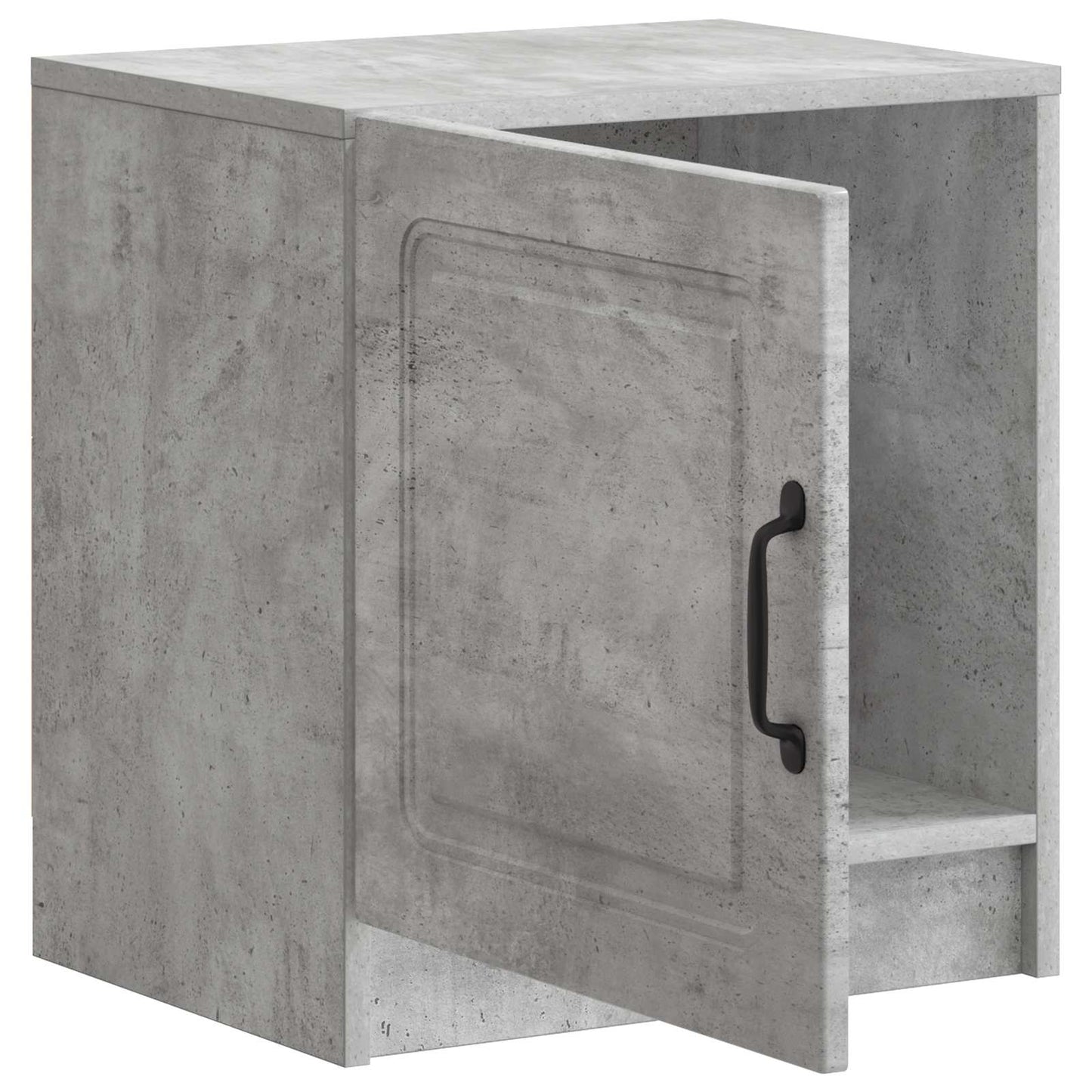 Bedside Cabinet 2 pcs Concrete Grey 43 x 34.5 x 47 cm