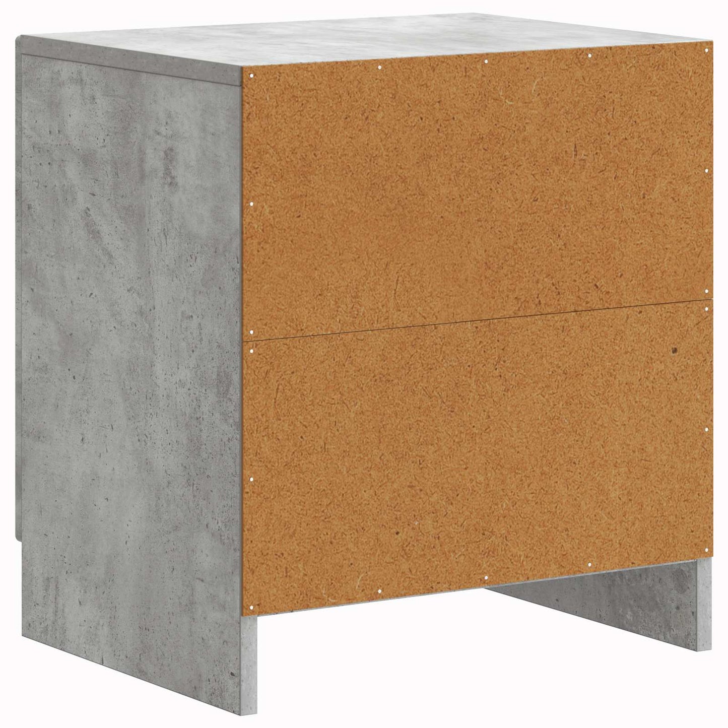 Bedside Cabinet 2 pcs Concrete Grey 43 x 34.5 x 47 cm