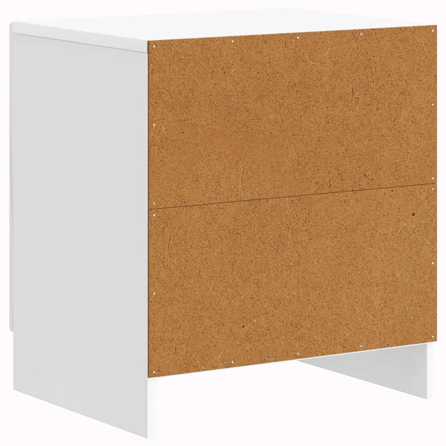 Bedside Cabinet High Gloss White 43 x 34.5 x 47 cm