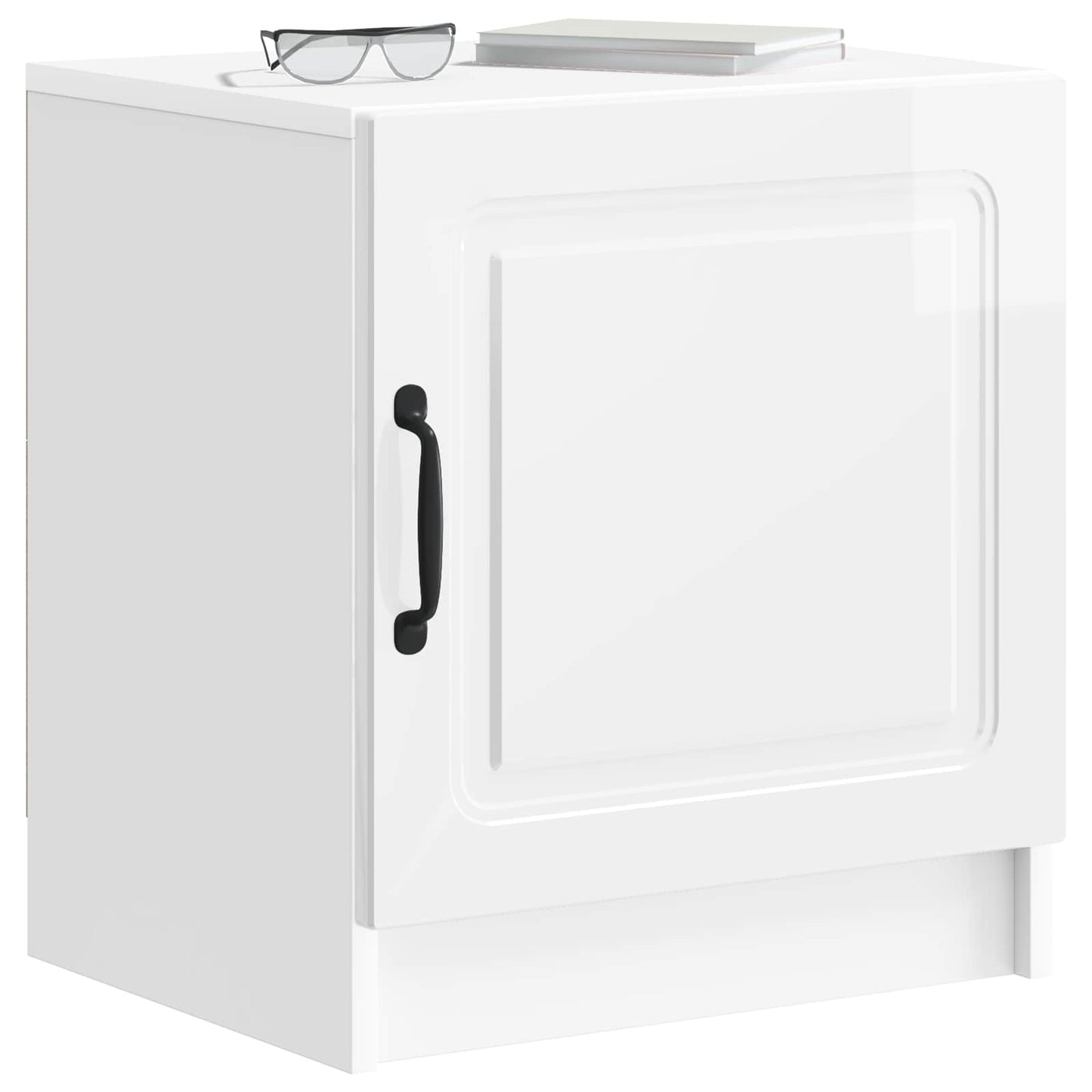 Bedside Cabinet 2 pcs High Gloss White 43 x 34.5 x 47 cm