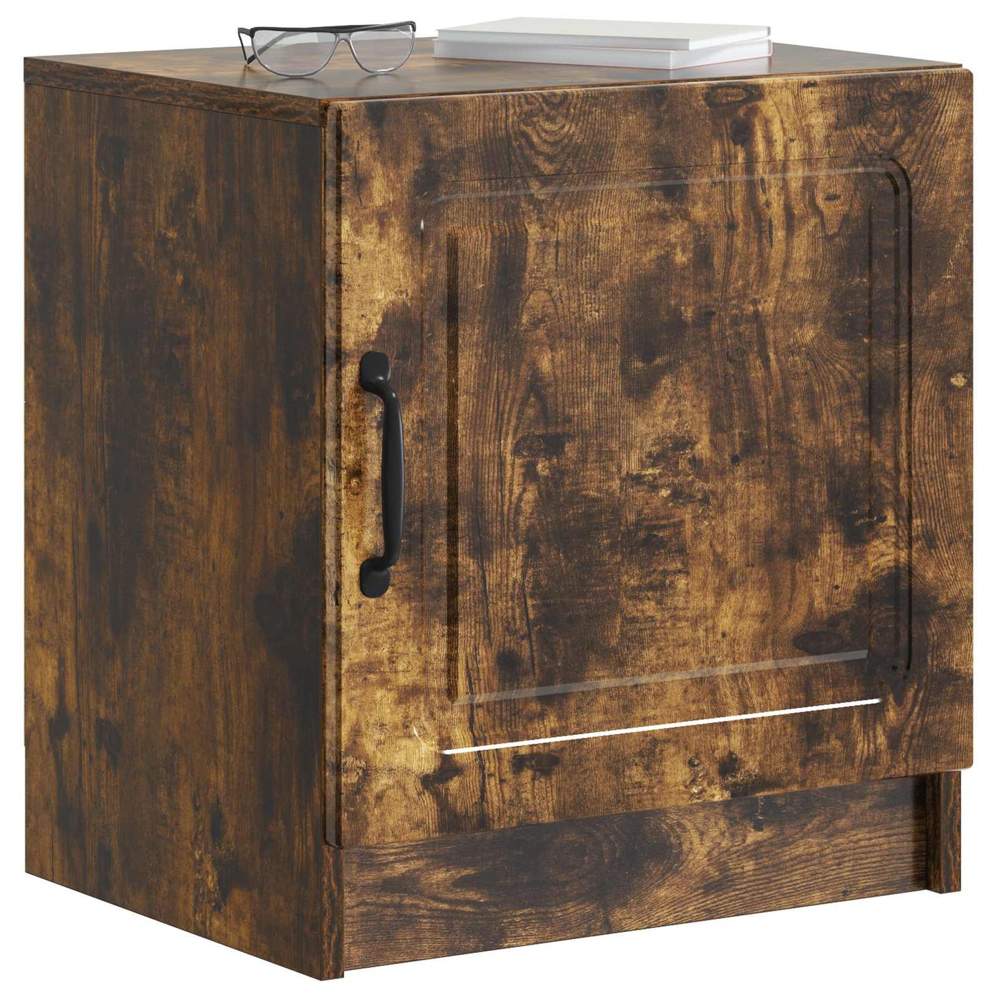 Bedside Cabinet Smoked Oak 43 x 34.5 x 47 cm Engineered Wood