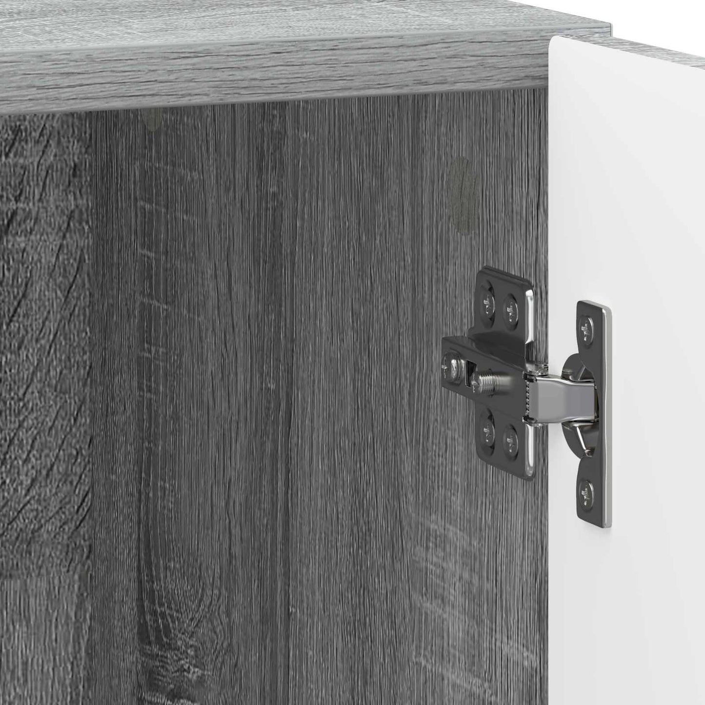 Bedside Cabinet Grey Sonoma 43 x 34.5 x 47 cm Engineered Wood
