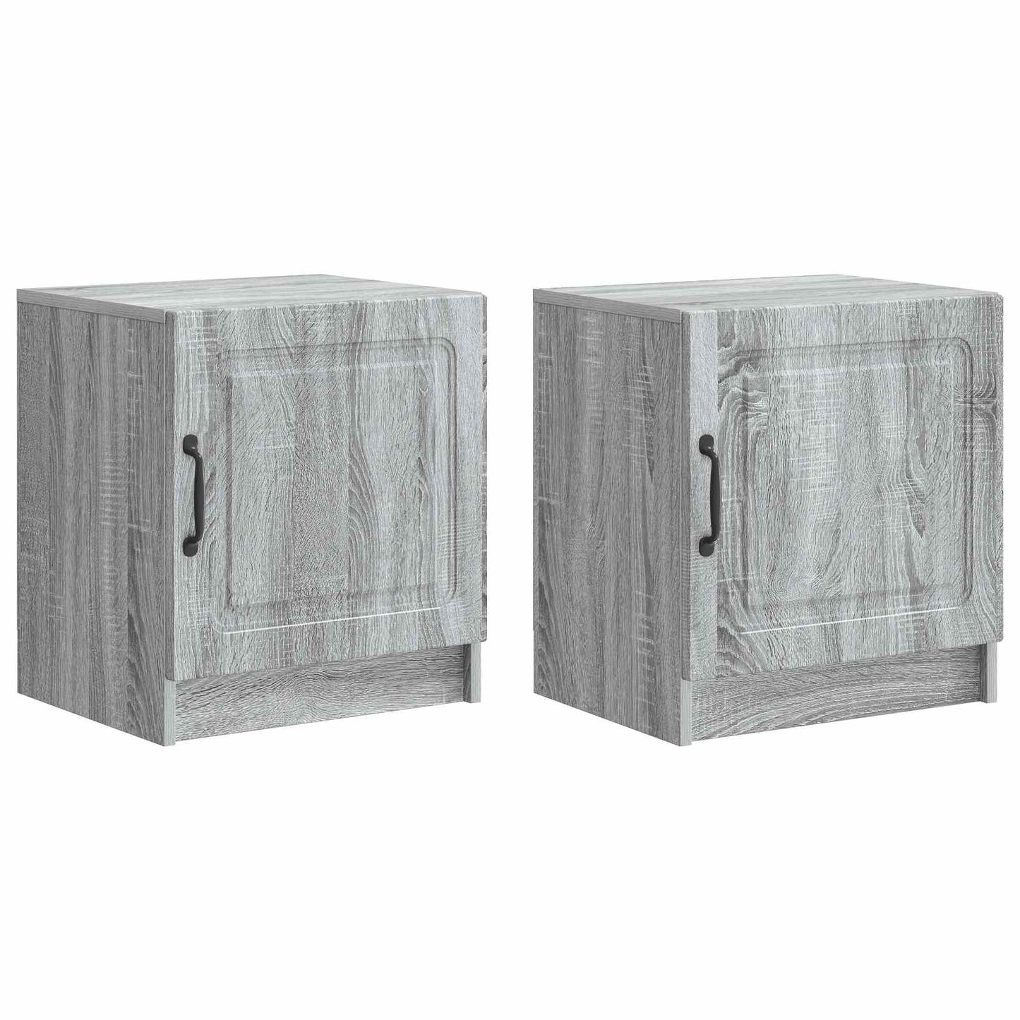 Bedside Cabinet 2 pcs Grey Sonoma 43 x 34.5 x 47 cm